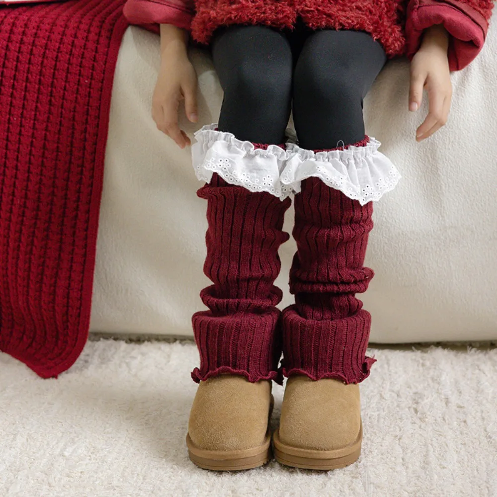 Korean Style New Year Leg Warmers Harajuku JK Knitted Red Leg Cover Pile Socks Foot Cover Lace Bow Leg Socks Autumn/Winter
Korean Style New Year Leg Warmers Harajuku JK Knitted Red Leg Cover Pile Socks Foot Cover Lace Bow Leg Socks Autumn/Winter