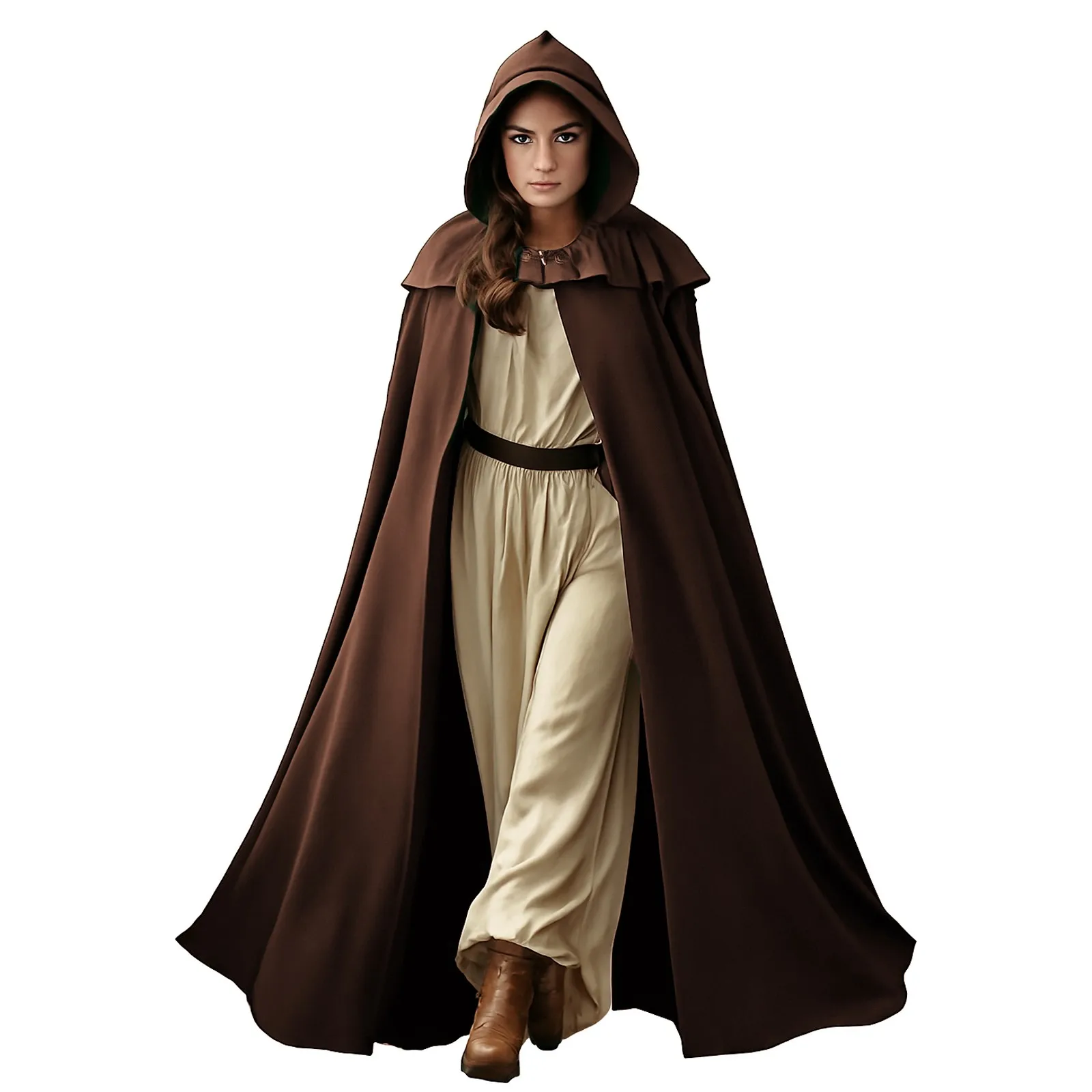 Cosplay Medieval Cloak Gothic Retro Hooded Capes Long Robes Jackets Coat Carnival Halloween Stage Performance Prop Apparel
Cosplay Medieval Cloak Gothic Retro Hooded Capes Long Robes Jackets Coat Carnival Halloween Stage Performance Prop Apparel