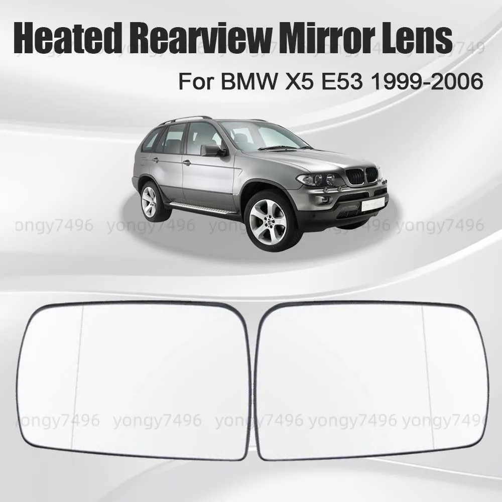 Car Wide Angle Blue Heated Rearview Mirror Lens For BMW X5 E53 1999 2000 2001 2002 2003 2004 2005 2006 Car Rearview Accessories
Car Wide Angle Blue Heated Rearview Mirror Lens For BMW X5 E53 1999 2000 2001 2002 2003 2004 2005 2006 Car Rearview Accessories