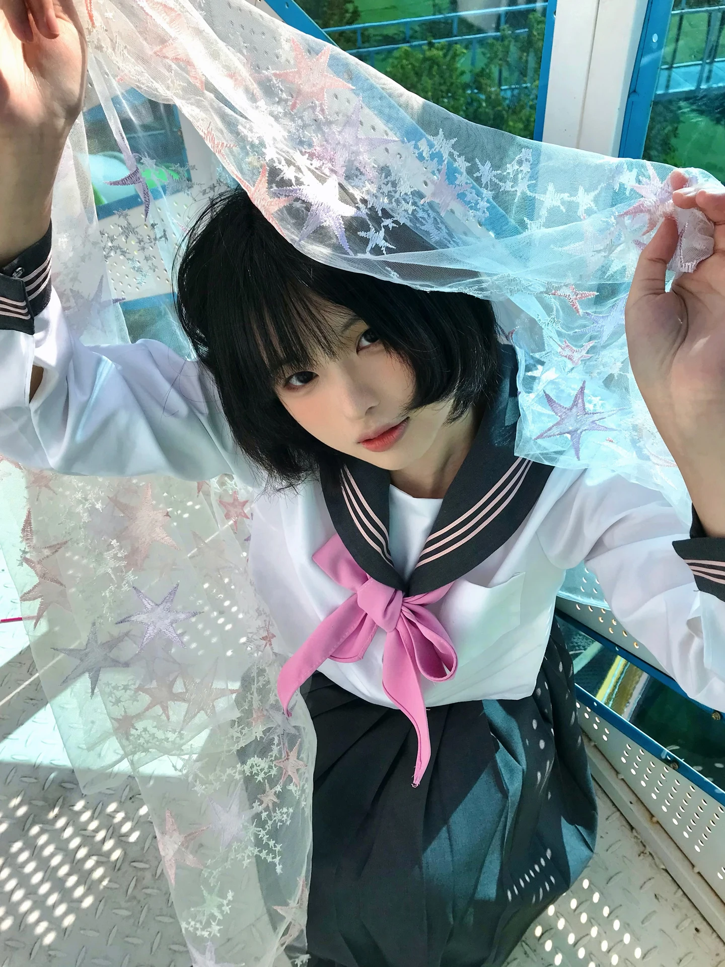 Original Short Sleeve Uniform Top for Women Summer Japanese Style Student School Uniform Set Polyester Material Skirt Included
Original Short Sleeve Uniform Top for Women Summer Japanese Style Student School Uniform Set Polyester Material Skirt Included