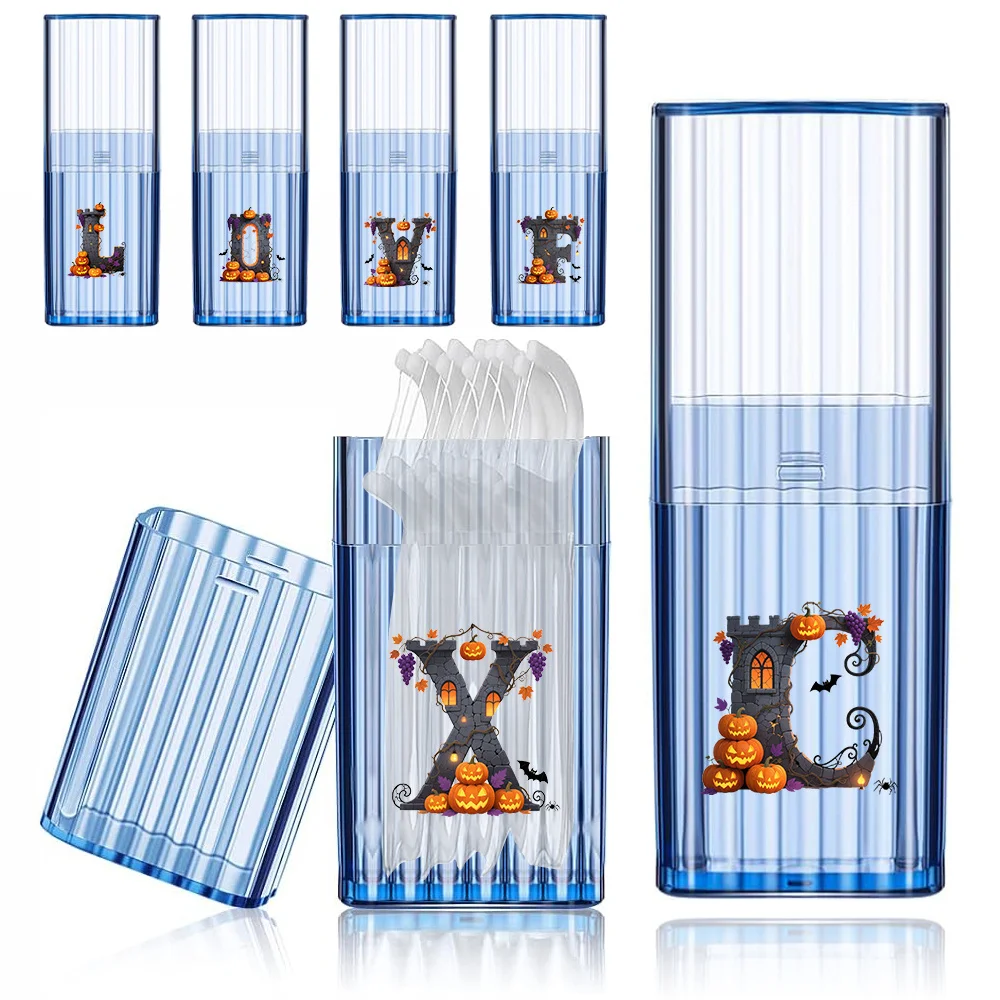 Transparent Floss Cotton Swab Case Outdoor Portable Toothpick Organizer Multi Purpose Small Item Storage Box Halloween Pattern
Transparent Floss Cotton Swab Case Outdoor Portable Toothpick Organizer Multi Purpose Small Item Storage Box Halloween Pattern