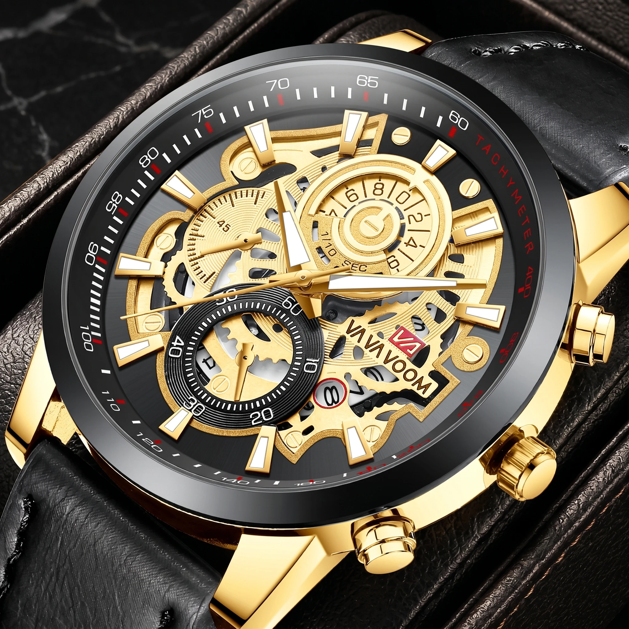 Hollow Design Quartz Watch Men Sports Fashion Lndustrial Style Student Gold Business Clock Dropshipping Jewelry Watches Relogio
Hollow Design Quartz Watch Men Sports Fashion Lndustrial Style Student Gold Business Clock Dropshipping Jewelry Watches Relogio