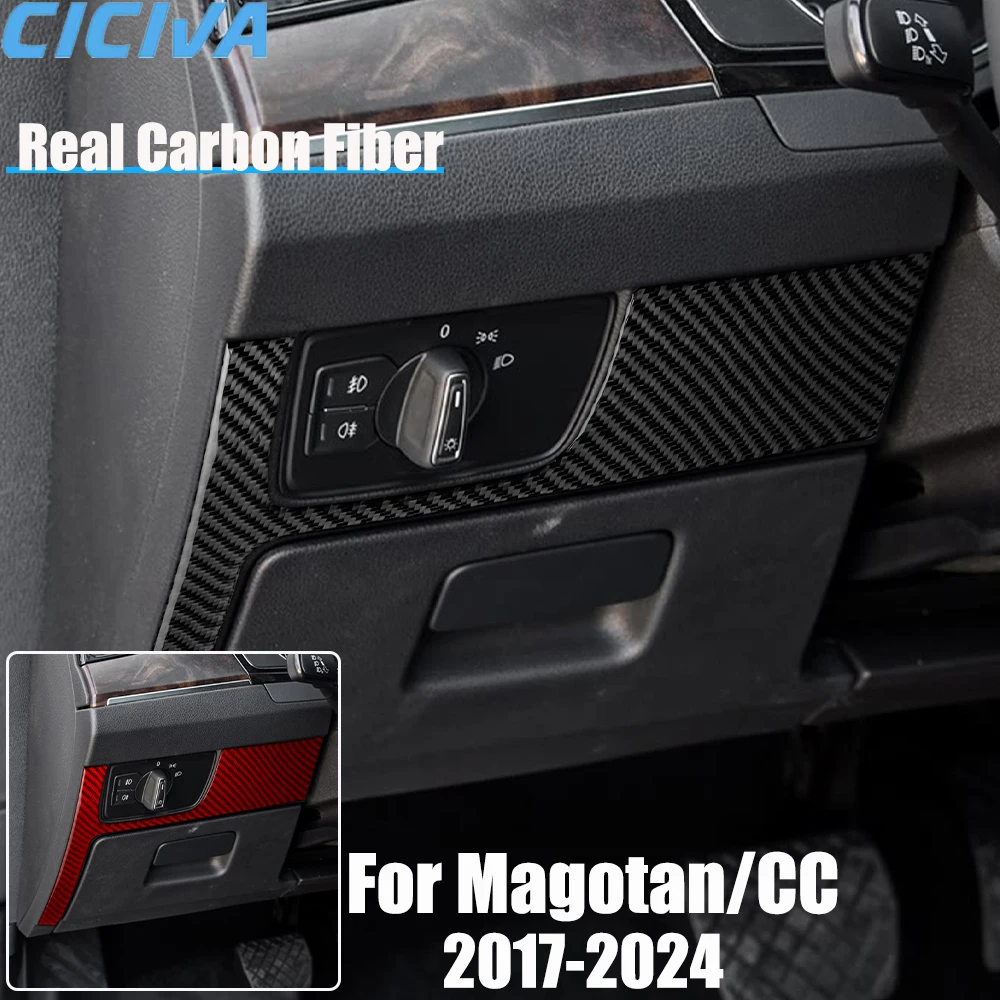 Real Carbon Fiber Car Accessories Headlight Switch Cover Soft Sticker For Volkswagen Magotan/CC 2017 2018 19 20 21 22 23 24
Real Carbon Fiber Car Accessories Headlight Switch Cover Soft Sticker For Volkswagen Magotan/CC 2017 2018 19 20 21 22 23 24