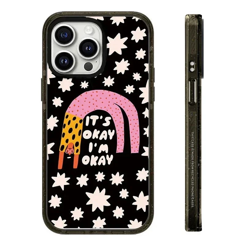 2.0 Acrylic IT'S OKAY I'M OKAY Pattern iPhone 11 12 13 14 15 Pro Max Protective Case with MagSafe
2.0 Acrylic IT'S OKAY I'M OKAY Pattern iPhone 11 12 13 14 15 Pro Max Protective Case with MagSafe
