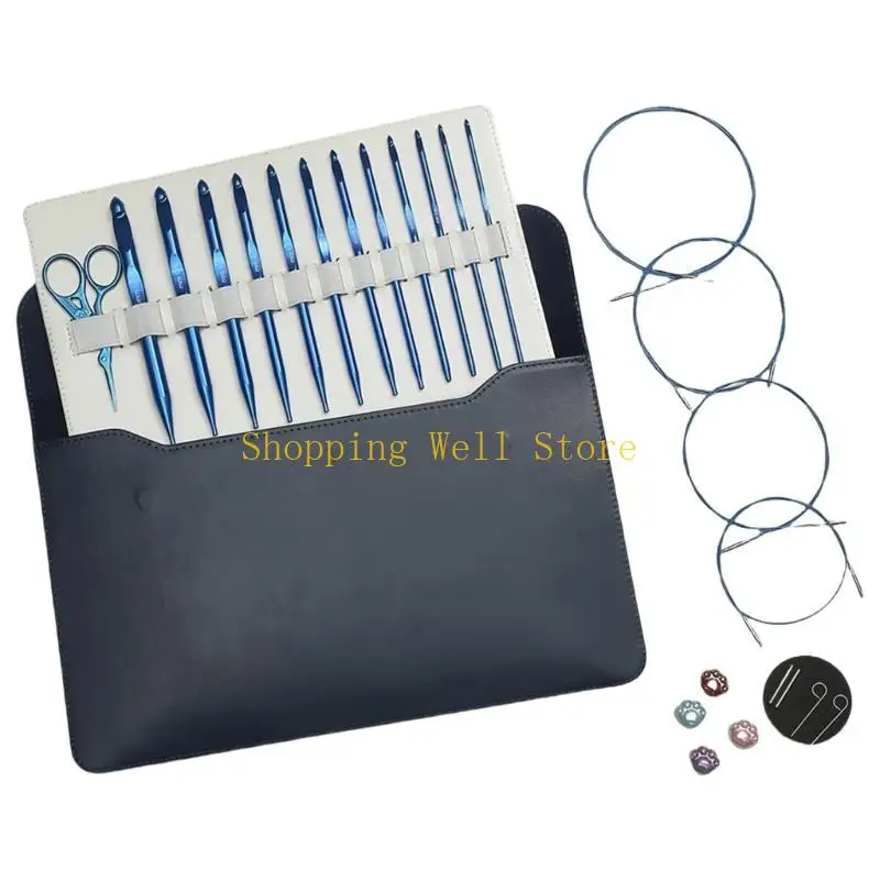 KX4B Interchangeable Circular Knitting Needle with Storage Bag Tunisian Crochet Hook
KX4B Interchangeable Circular Knitting Needle with Storage Bag Tunisian Crochet Hook
