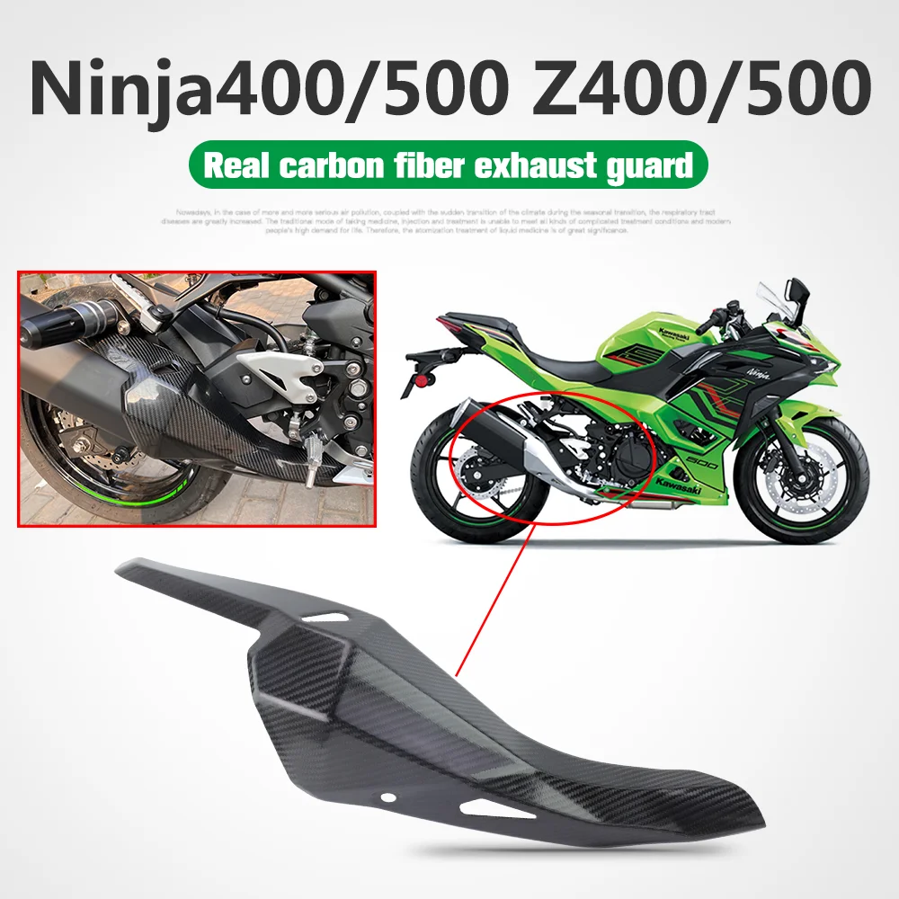Motorcycle Carbon Fiber Exhaust Pipe Muffler Guard Cover For KAWASAKI For Ninja 400 For Ninja400 Z400 Z 400 400Z Thermal Shield
Motorcycle Carbon Fiber Exhaust Pipe Muffler Guard Cover For KAWASAKI For Ninja 400 For Ninja400 Z400 Z 400 400Z Thermal Shield