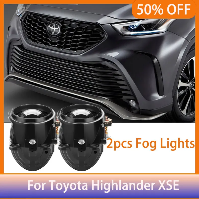 Bi-LED Lenses Fog Lights For Toyota Highlander XSE 2-inch LED Driving Fog Lamps Kit Projector Spotlight Lens
Bi-LED Lenses Fog Lights For Toyota Highlander XSE 2-inch LED Driving Fog Lamps Kit Projector Spotlight Lens