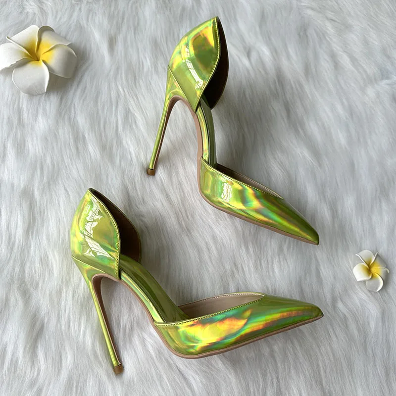 2023 New Designer Sexy 120mm Heel Hot Fluorescent Yellow Green V Style Women Lady Evening Dress Heeled Shoes Pump On Sale
2023 New Designer Sexy 120mm Heel Hot Fluorescent Yellow Green V Style Women Lady Evening Dress Heeled Shoes Pump On Sale