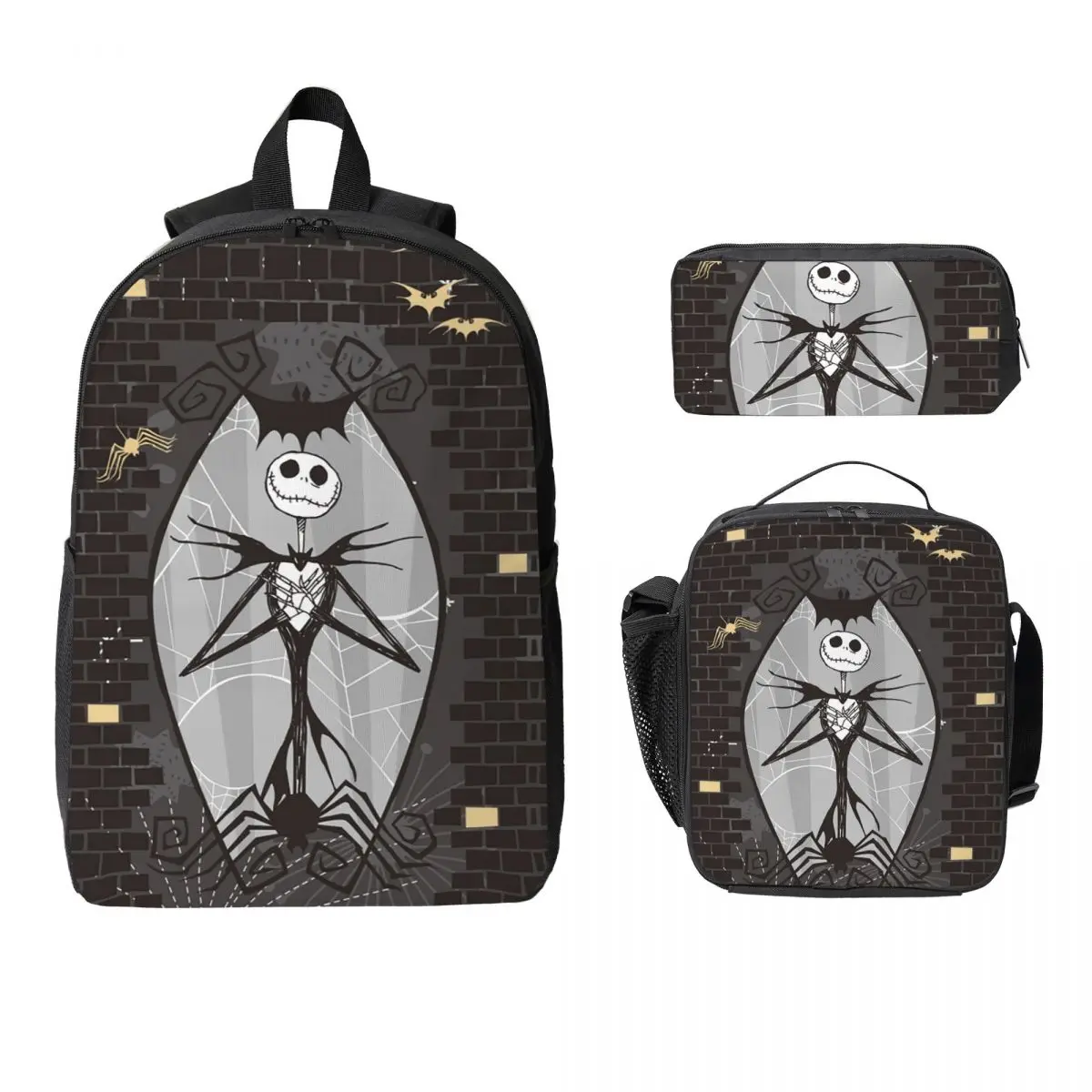The Nightmare Before Christmas Backpack Boys Girls BookBag School Bag Computer Shoulder Bags 3ps Insulated Lunch Bag Pencil Case
The Nightmare Before Christmas Backpack Boys Girls BookBag School Bag Computer Shoulder Bags 3ps Insulated Lunch Bag Pencil Case