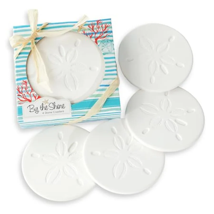 Absorbent Sand Dollar Drink Set of Coastal Decor, Nautical Home Decorations, Housewarming Gift, and Beach Themed Coasters for D
Absorbent Sand Dollar Drink Set of Coastal Decor, Nautical Home Decorations, Housewarming Gift, and Beach Themed Coasters for D