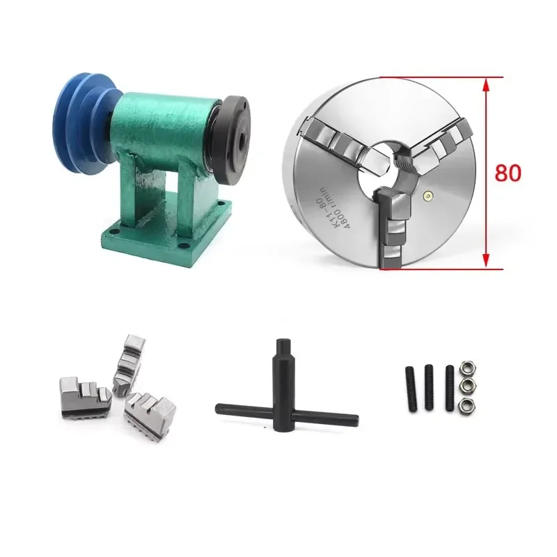 Homemade Lathe Spindle Woodworking DIY 3 Jaw 4 Jaw Self-centering Chuck Gear Component Modification Kit Dividing Head
Homemade Lathe Spindle Woodworking DIY 3 Jaw 4 Jaw Self-centering Chuck Gear Component Modification Kit Dividing Head