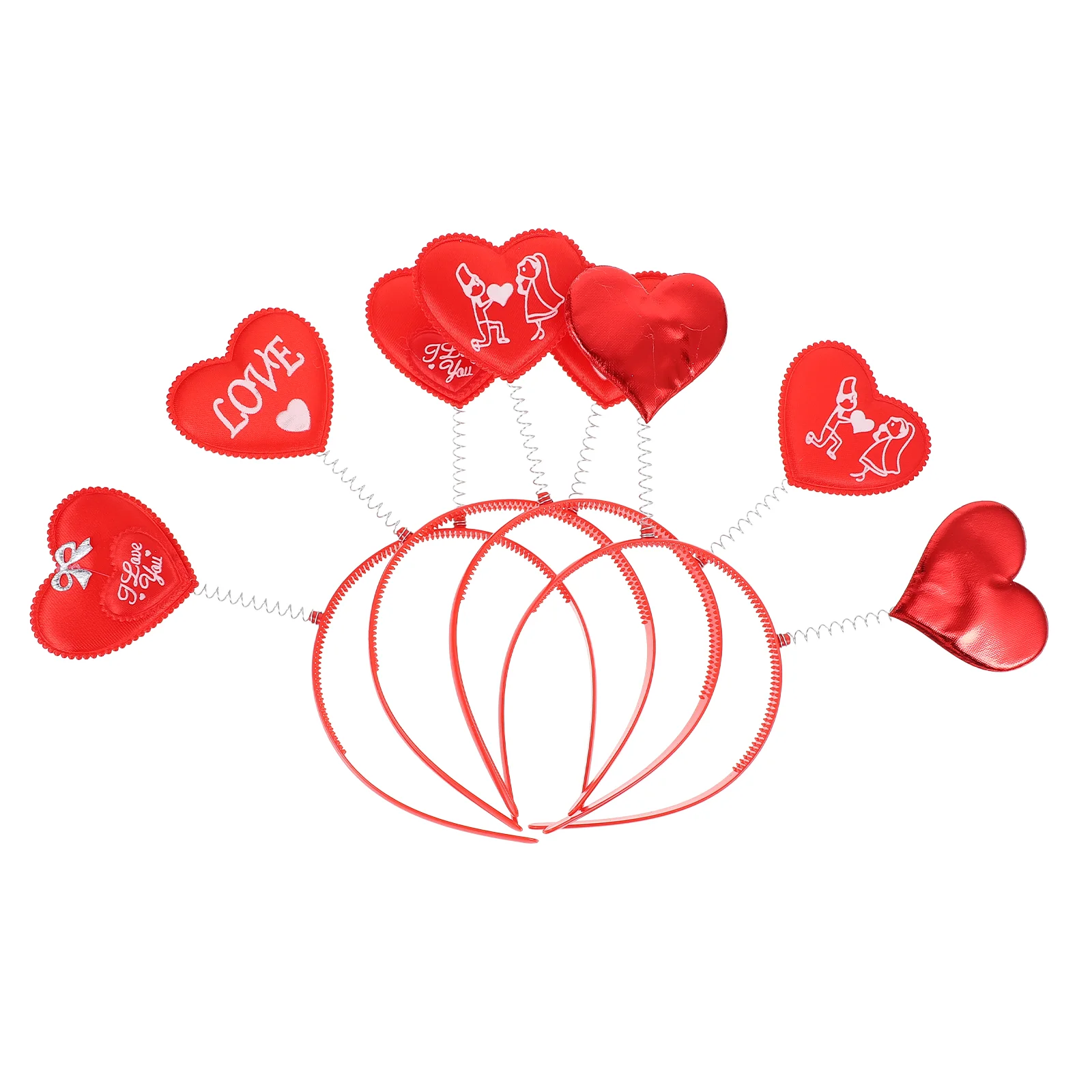 4PCS Heart shaped Headbands Plastic Hair Accessories Comfortable Valentine's Day Party Wear Casual Style
4PCS Heart shaped Headbands Plastic Hair Accessories Comfortable Valentine's Day Party Wear Casual Style