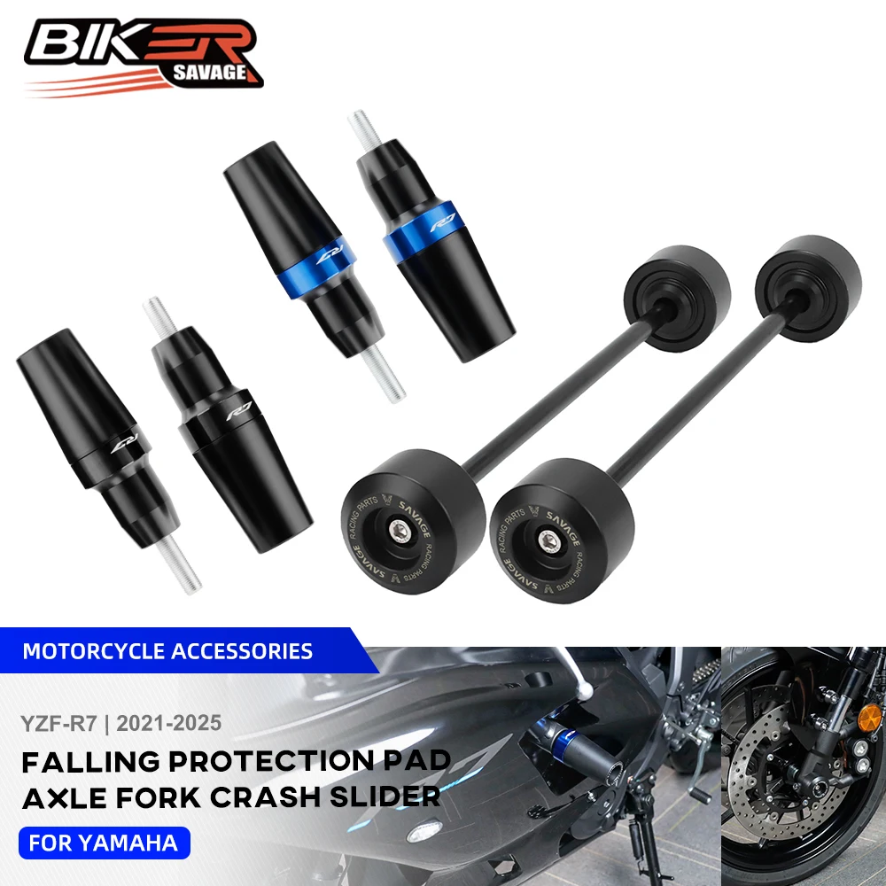 2025 For Yamaha YZF R7 Front Rear Axle Fork Crash Slider R7 2021-2024 Motorcycle Frame Slider Crash Protector Wheel Axle Sliders
2025 For Yamaha YZF R7 Front Rear Axle Fork Crash Slider R7 2021-2024 Motorcycle Frame Slider Crash Protector Wheel Axle Sliders