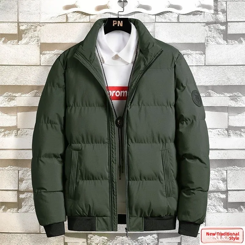 Men's Thiened Cotton Jaet Winter Coat Tiger Head Design Stand Collar down Proof Warm Coat Loose Fit No Brand Registered
Men's Thiened Cotton Jaet Winter Coat Tiger Head Design Stand Collar down Proof Warm Coat Loose Fit No Brand Registered