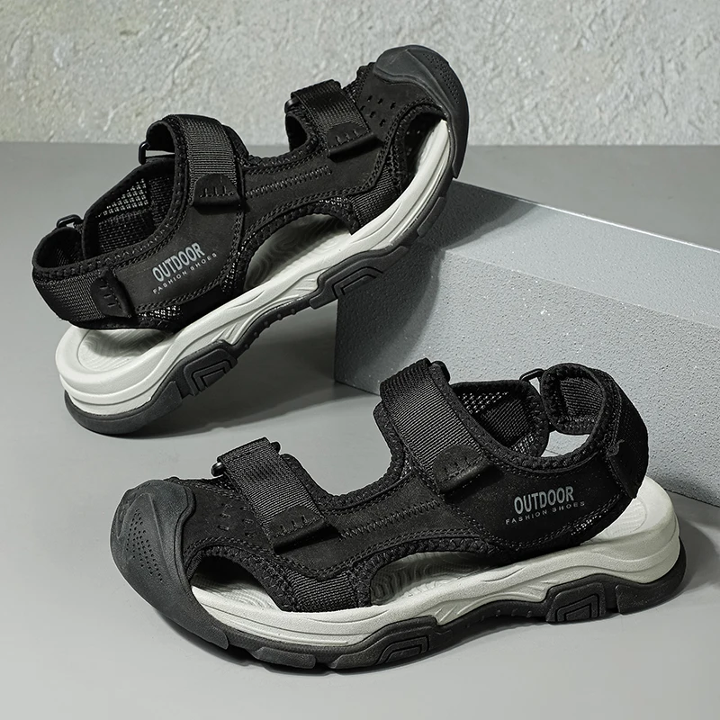 New Summer Men's Sandals Outdoor Beach Wading Sandals Roman Casual Shoes Non-slip Male Camping Climbing Aqua Sneakers
New Summer Men's Sandals Outdoor Beach Wading Sandals Roman Casual Shoes Non-slip Male Camping Climbing Aqua Sneakers