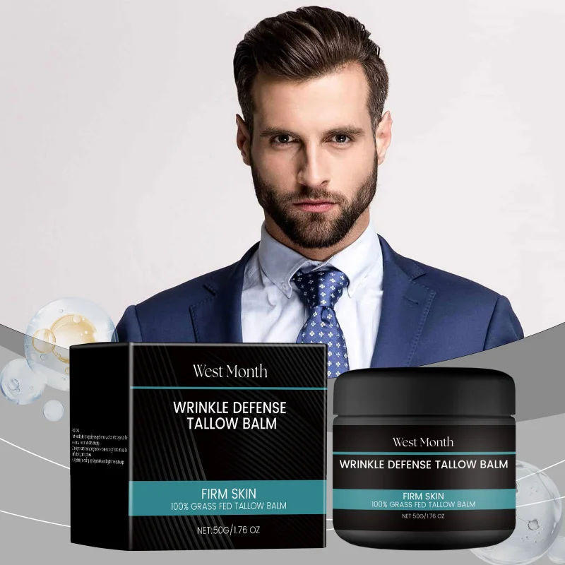 Men'S Tallow Face Balm, Hydrating Facial Cream For Men, Nourishing Moisturizer To Help Improve Skin Texture & Elasticity
Men'S Tallow Face Balm, Hydrating Facial Cream For Men, Nourishing Moisturizer To Help Improve Skin Texture & Elasticity