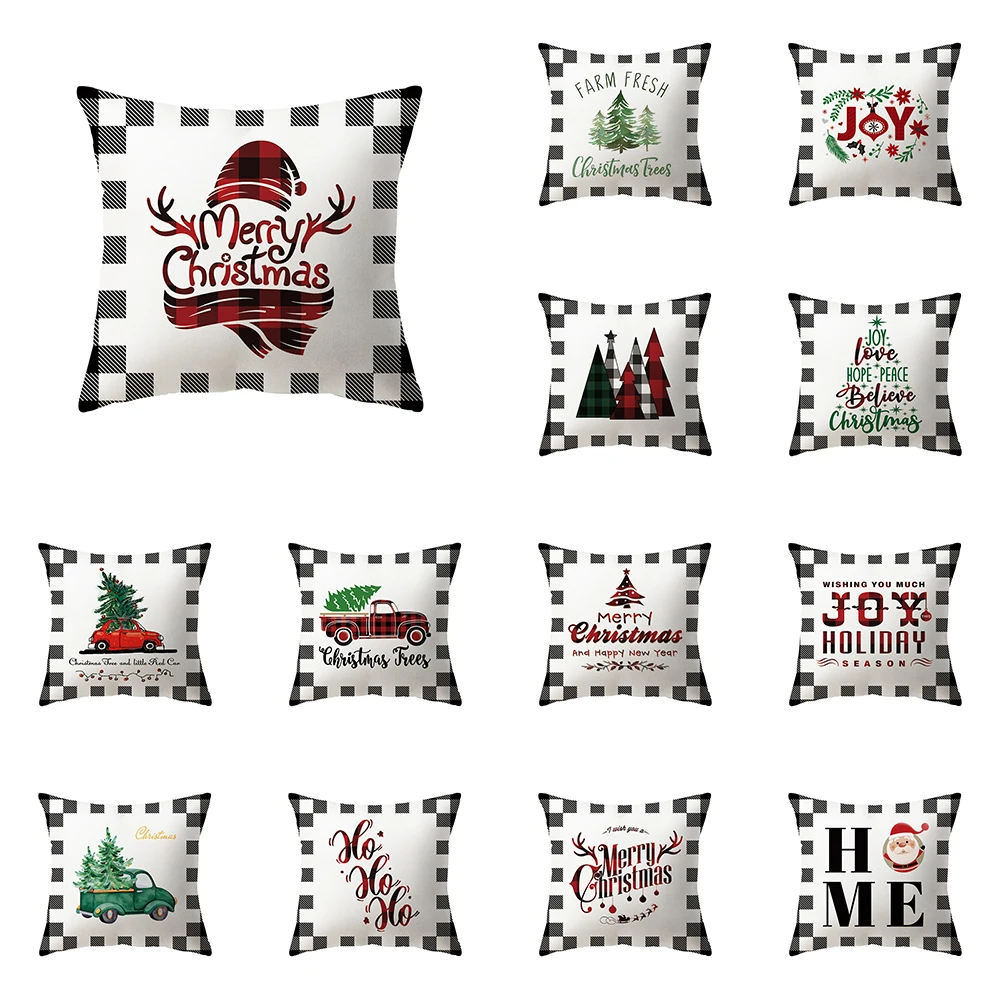 Christmas Atmosphere Tree Decoration Printed Pattern Cushion Cover Home Living Room Sofa Pillow PillowCover
Christmas Atmosphere Tree Decoration Printed Pattern Cushion Cover Home Living Room Sofa Pillow PillowCover