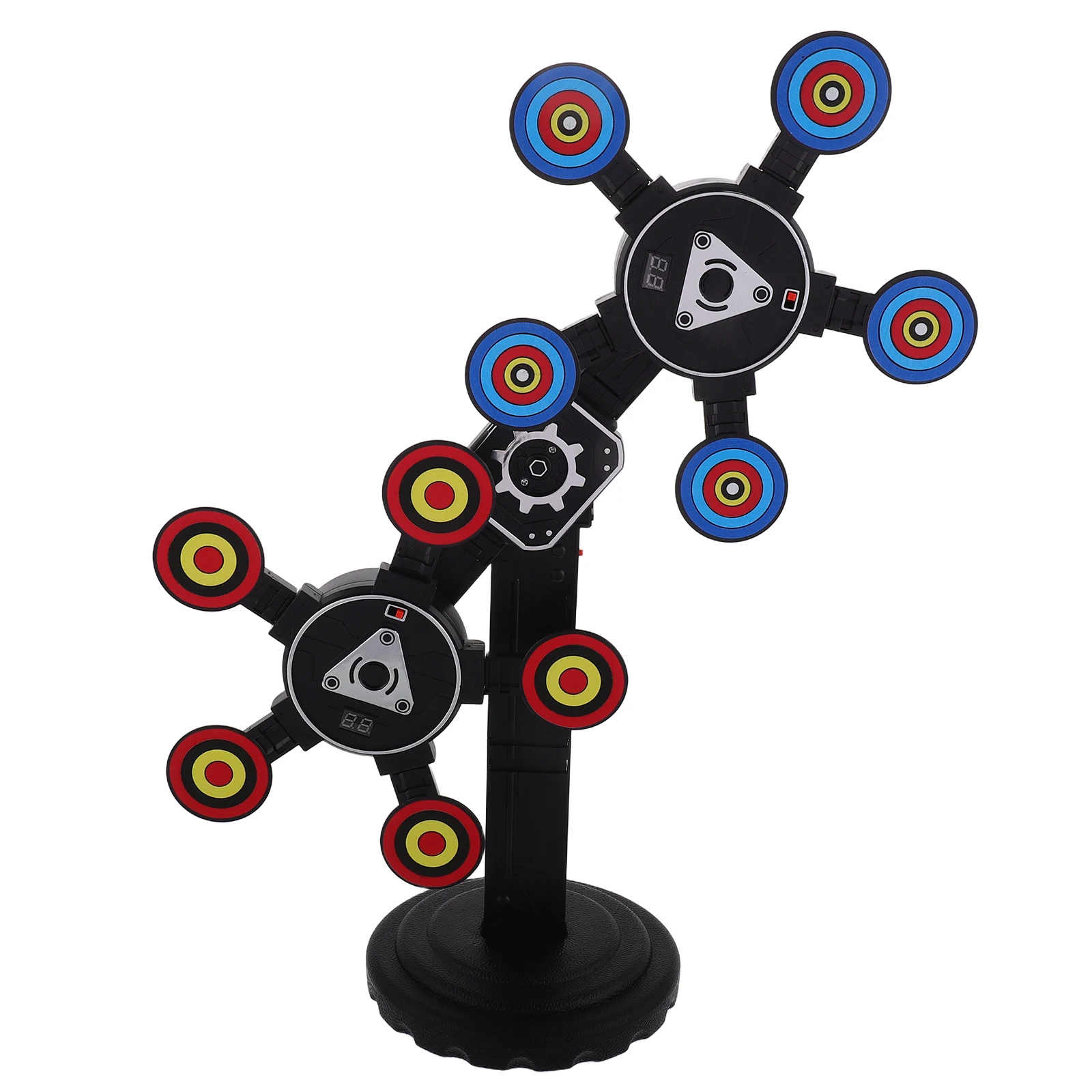 Electronic Target Toy Plastic Kids Game Auto Reset Rotating Movable Targets Sound Light Effects
Electronic Target Toy Plastic Kids Game Auto Reset Rotating Movable Targets Sound Light Effects