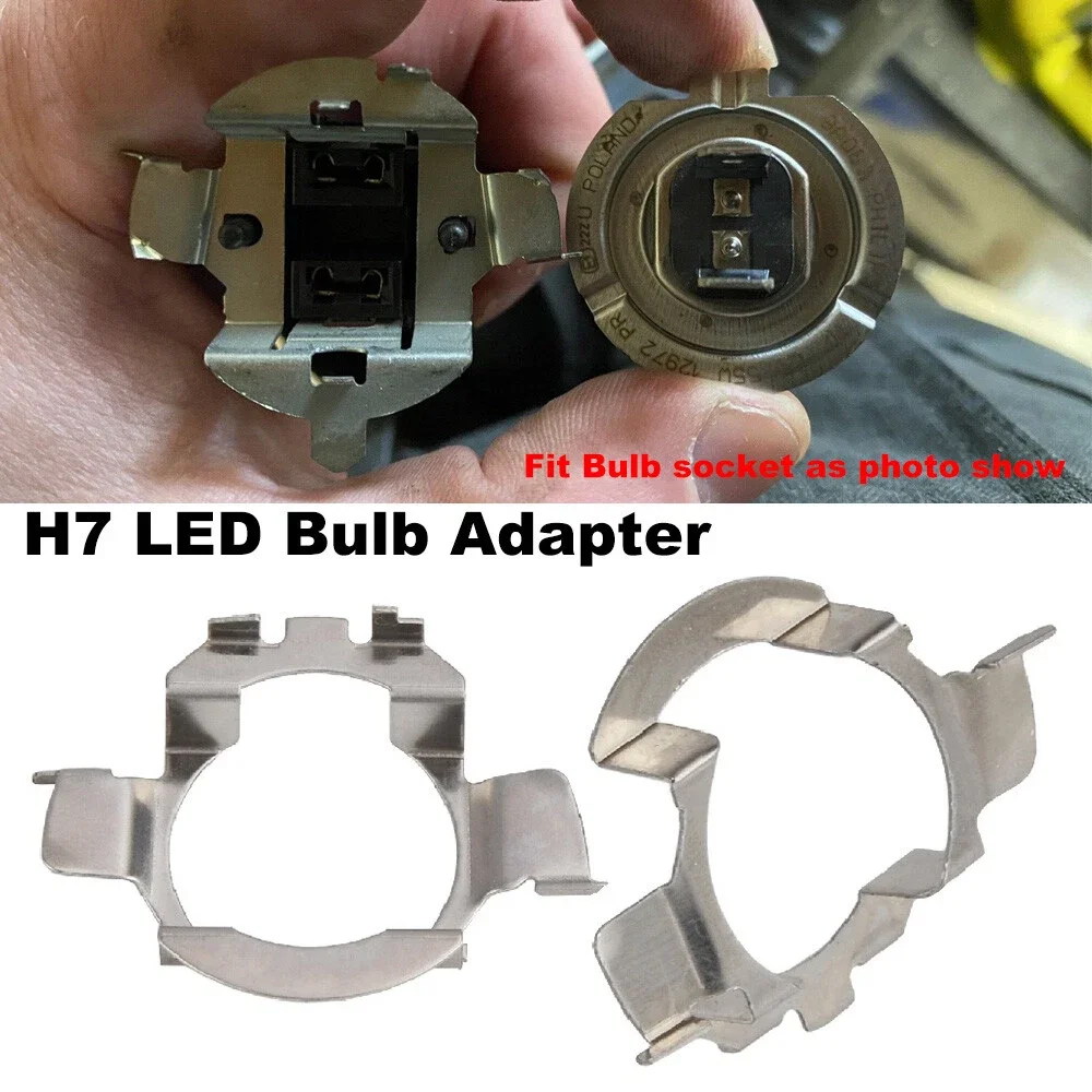 2x H7 LED Headlight Bulb Custom Adapter Holder for Volkswagen Jetta Tiguan Passat for Mercedes-Benz Sprinter E350 for Audi A3 A4
2x H7 LED Headlight Bulb Custom Adapter Holder for Volkswagen Jetta Tiguan Passat for Mercedes-Benz Sprinter E350 for Audi A3 A4