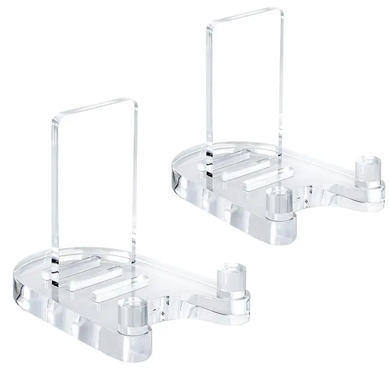 Premium-2 Pack Plate Stands For Display, Adjustable Acrylic Display Stand, Photo Frames & Artwork - Clear Stable Holder
Premium-2 Pack Plate Stands For Display, Adjustable Acrylic Display Stand, Photo Frames & Artwork - Clear Stable Holder