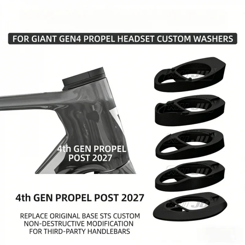 For Giant PP 2027 GEN4 PROPEL BIGROCK EXS CADEX AERO TAVELO GANNA CRW Handlebar Hidden Cable Routing Bike Headset Cone Spacer
For Giant PP 2027 GEN4 PROPEL BIGROCK EXS CADEX AERO TAVELO GANNA CRW Handlebar Hidden Cable Routing Bike Headset Cone Spacer