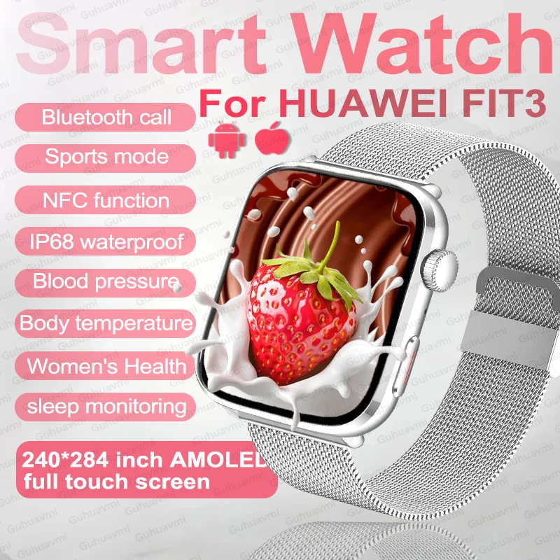 Новинка 2025 года для HUAWEI IOS, кровяное давление, AI-диагностика, умные часы для женщин, пульс, температура тела, IP68, водонепроницаемые, NFC, умные часы
Новинка 2025 года для HUAWEI IOS, кровяное давление, AI-диагностика, умные часы для женщин, пульс, температура тела, IP68, водонепроницаемые, NFC, умные часы