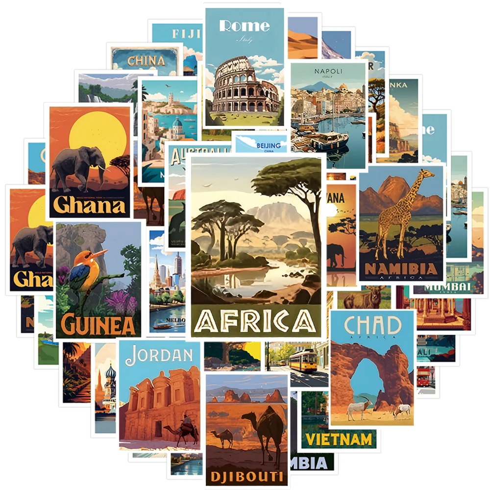 10/30/68pcs Vintage World Famous Landmark Postcard Stickers Cartoon Graffiti Decals Toy DIY Motorcycle Luggage Cool Sticker Pack
10/30/68pcs Vintage World Famous Landmark Postcard Stickers Cartoon Graffiti Decals Toy DIY Motorcycle Luggage Cool Sticker Pack