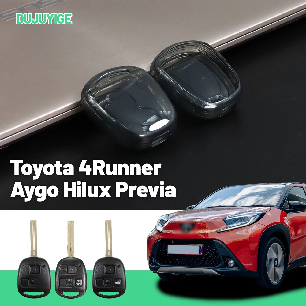 Clear TPU Car Key Case For Toyota 4Runner Aygo Hilux Previa Sequoia Key Fob Cover Protector Shell Auto Accessories
Clear TPU Car Key Case For Toyota 4Runner Aygo Hilux Previa Sequoia Key Fob Cover Protector Shell Auto Accessories