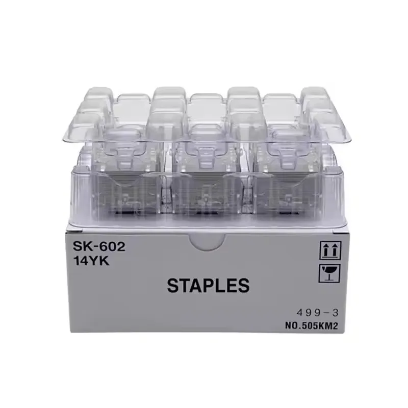 SK-602 (14YK) Staple Cartridge - Box of 3 for Konica Minolta C2060 C2070 215 364e 552 600 652 750 C220 C224 C284 C30P C31P
SK-602 (14YK) Staple Cartridge - Box of 3 for Konica Minolta C2060 C2070 215 364e 552 600 652 750 C220 C224 C284 C30P C31P
