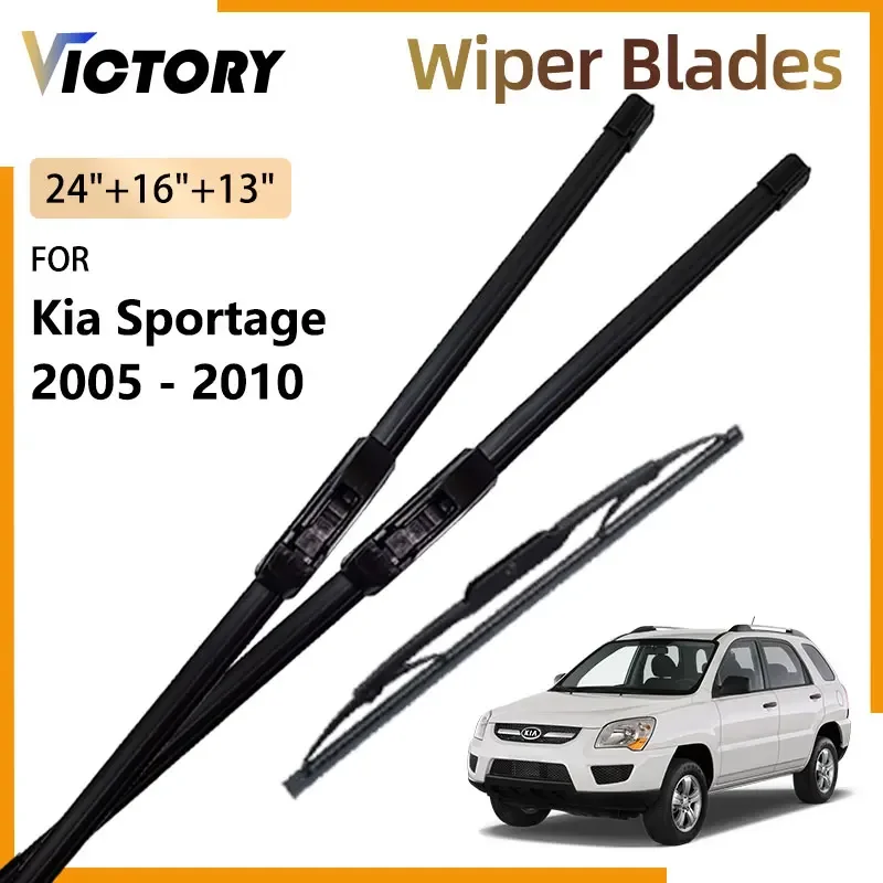 3x Front Rear Wiper Blades For Kia Sportage 2005 - 2010 2009 2008 2007 2006 JE KM Accessories Windshield Windscreen Window Brush
3x Front Rear Wiper Blades For Kia Sportage 2005 - 2010 2009 2008 2007 2006 JE KM Accessories Windshield Windscreen Window Brush
