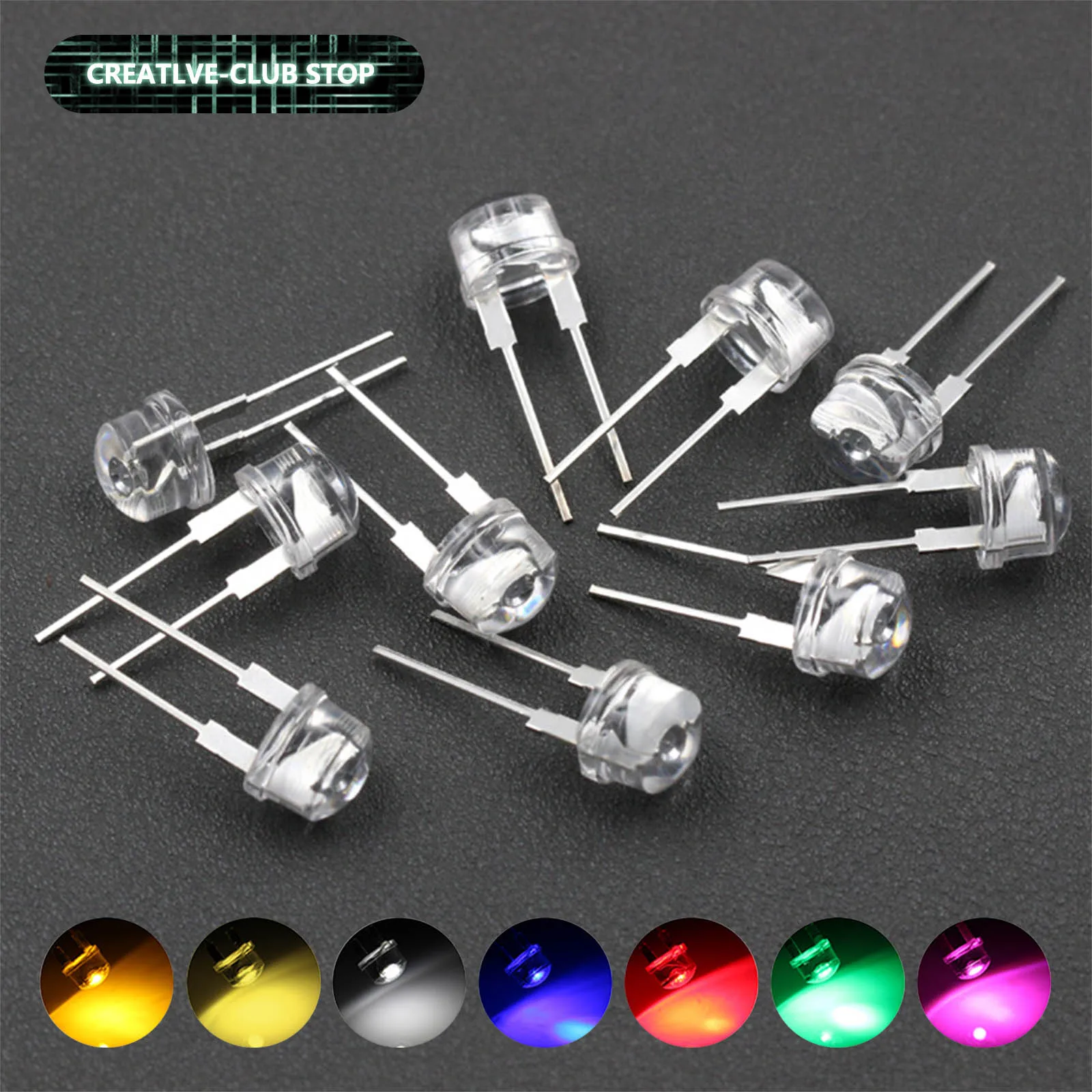 500PCS 8mm Straw Hat LED Diode Super Bright White 0.5W F8 Highlight Power Light Emitting Diode Red Yellow Green Blue Warm White
500PCS 8mm Straw Hat LED Diode Super Bright White 0.5W F8 Highlight Power Light Emitting Diode Red Yellow Green Blue Warm White