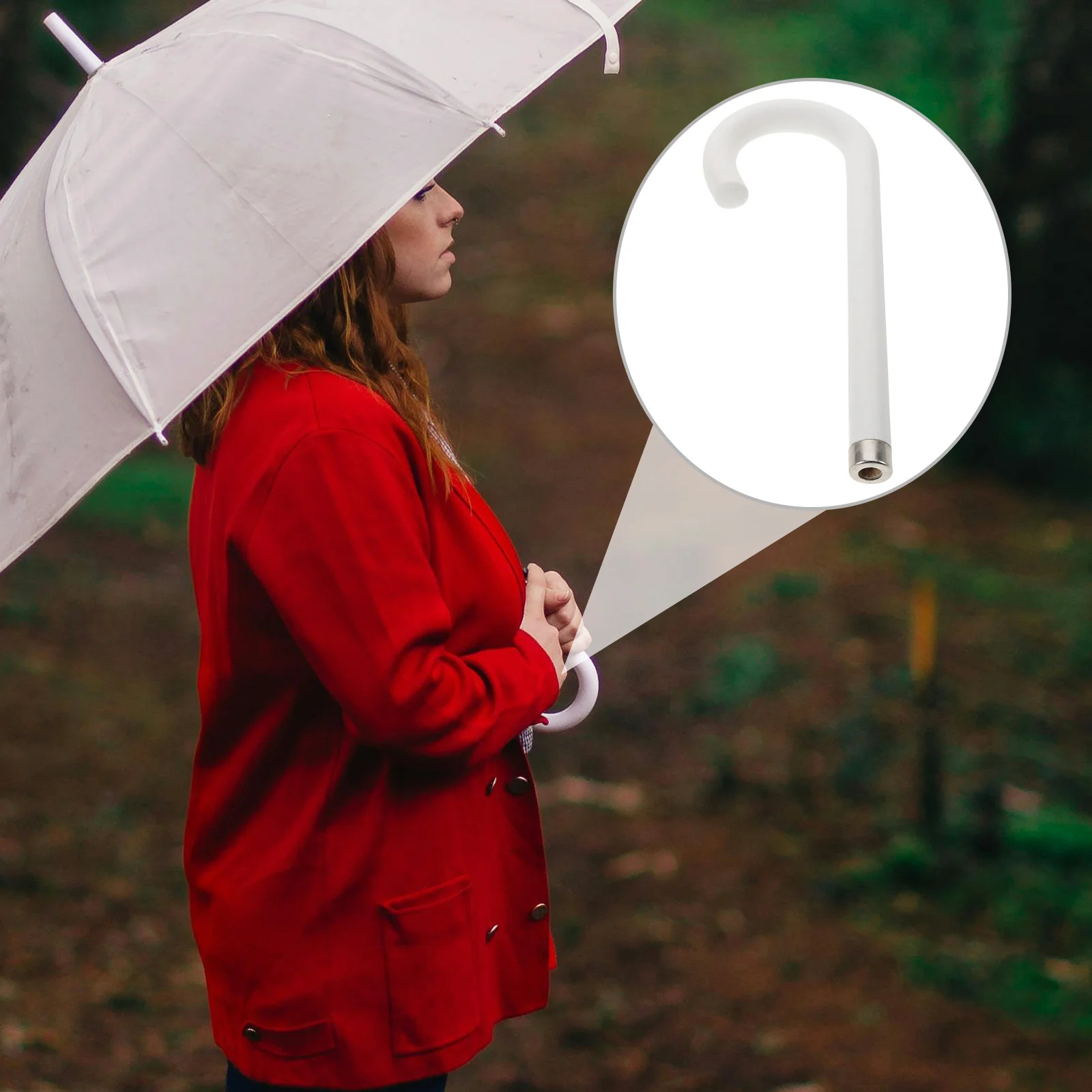 Umbrella Handle Replacement Durable Wood Comfortable Ergonomic Grip Versatile Foldable Umbrella Repair Accessories Easy DIY 
Umbrella Handle Replacement Durable Wood Comfortable Ergonomic Grip Versatile Foldable Umbrella Repair Accessories Easy DIY