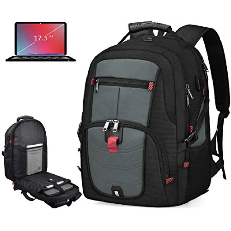 NUBILY Laptop Backpack 17 Waterproof Extra Large TSA Travel Backpack Anti Theft College Business Mens Backpacks with USB Chargi
NUBILY Laptop Backpack 17 Waterproof Extra Large TSA Travel Backpack Anti Theft College Business Mens Backpacks with USB Chargi