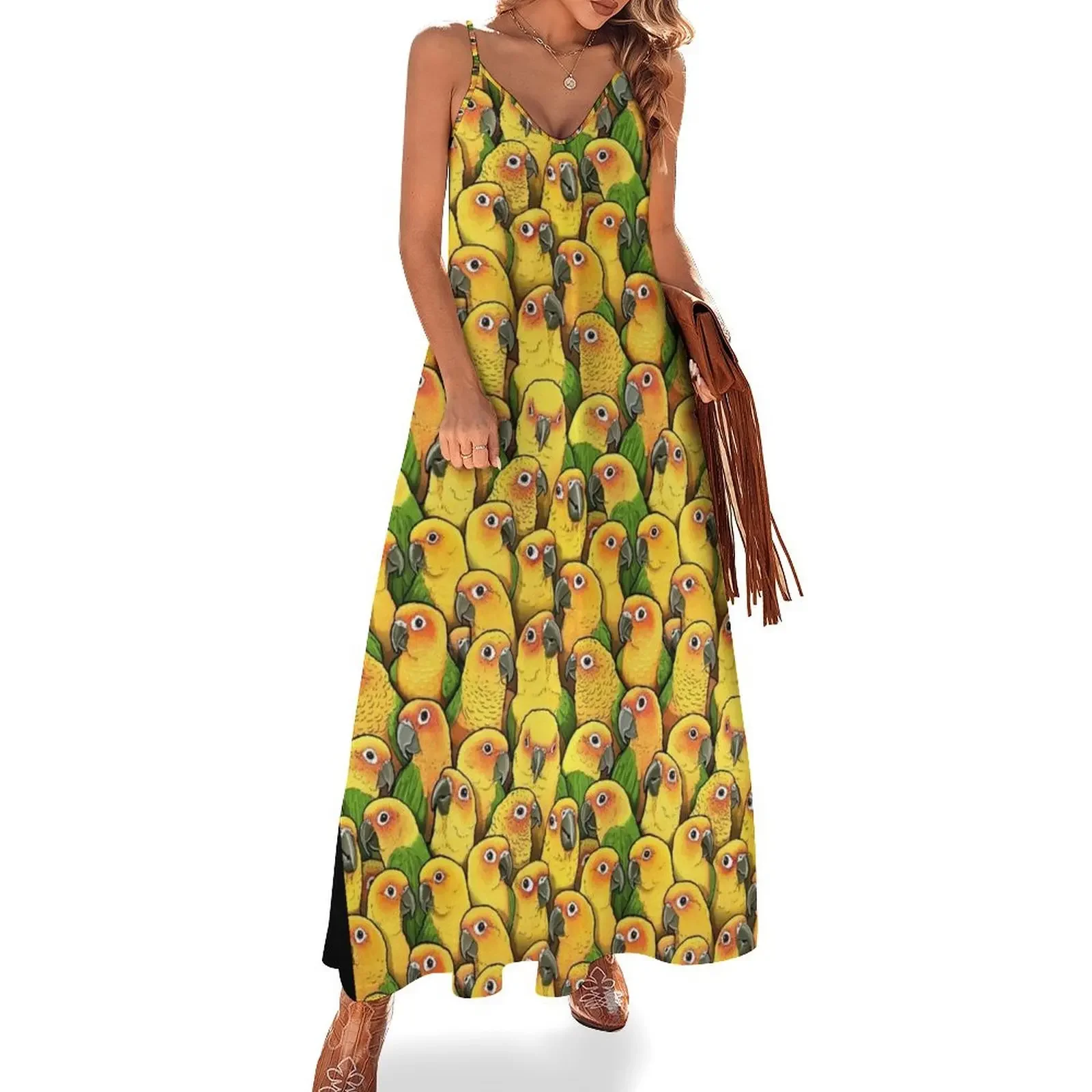 Jenday Conures Sleeveless Dress festival outfit women Summer women's clothing Bridesmaid dress woman Dress
Jenday Conures Sleeveless Dress festival outfit women Summer women's clothing Bridesmaid dress woman Dress
