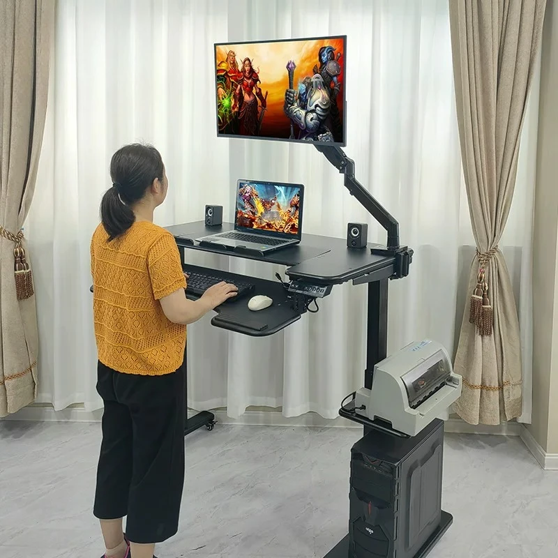 Height-adjustable computer desk: standing desk
Height-adjustable computer desk: standing desk