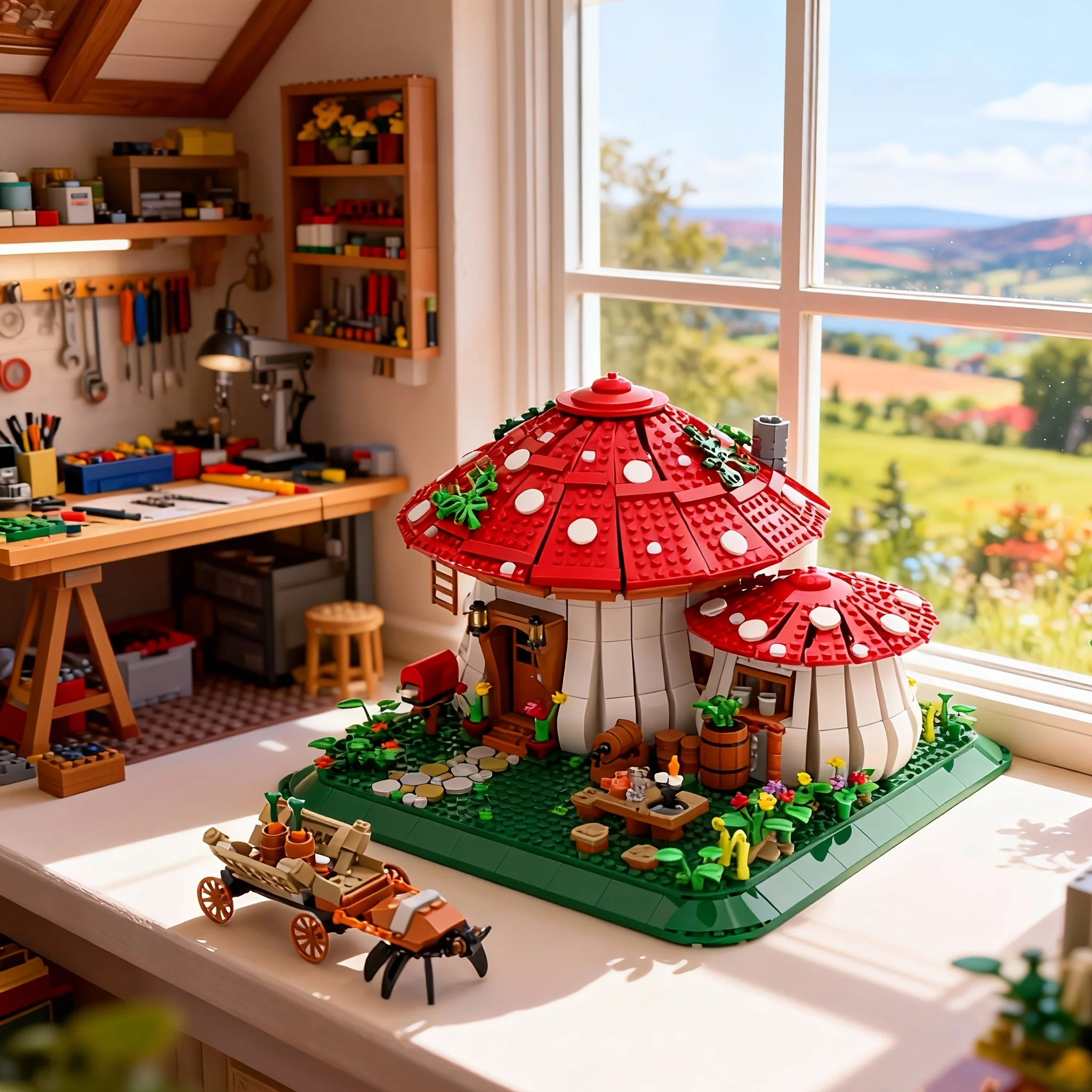 Mushroom House Building Block Set – Fairy Tale Desktop Decoration, Christmas & Birthday Gift for Friends & Girlfriends
Mushroom House Building Block Set – Fairy Tale Desktop Decoration, Christmas & Birthday Gift for Friends & Girlfriends