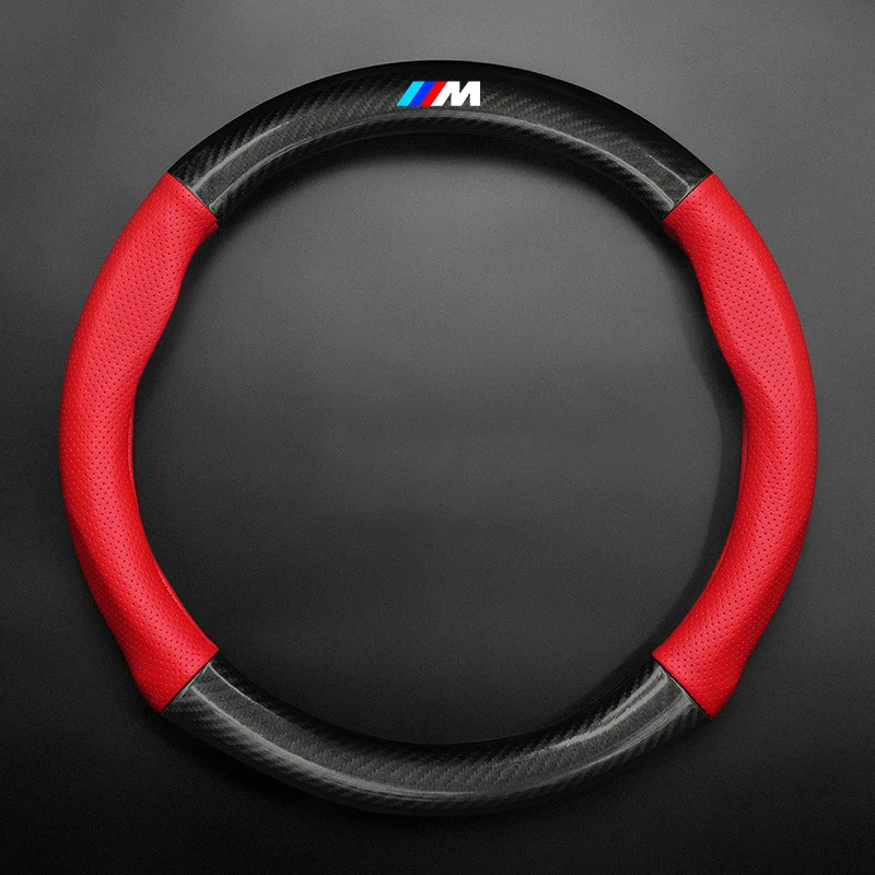 Car Steering Wheel Cover Carbon Fiber Leather Three-dimensional Anti Slip, Timple And Fashionable For BMW M Performance POWER
Car Steering Wheel Cover Carbon Fiber Leather Three-dimensional Anti Slip, Timple And Fashionable For BMW M Performance POWER