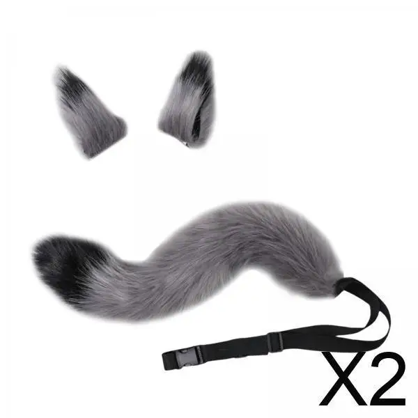 Wolf Cat Ear Tail Costume Kit Plush Cosplay Accessories for Halloween Party Stage Performance and Dress Up
Wolf Cat Ear Tail Costume Kit Plush Cosplay Accessories for Halloween Party Stage Performance and Dress Up