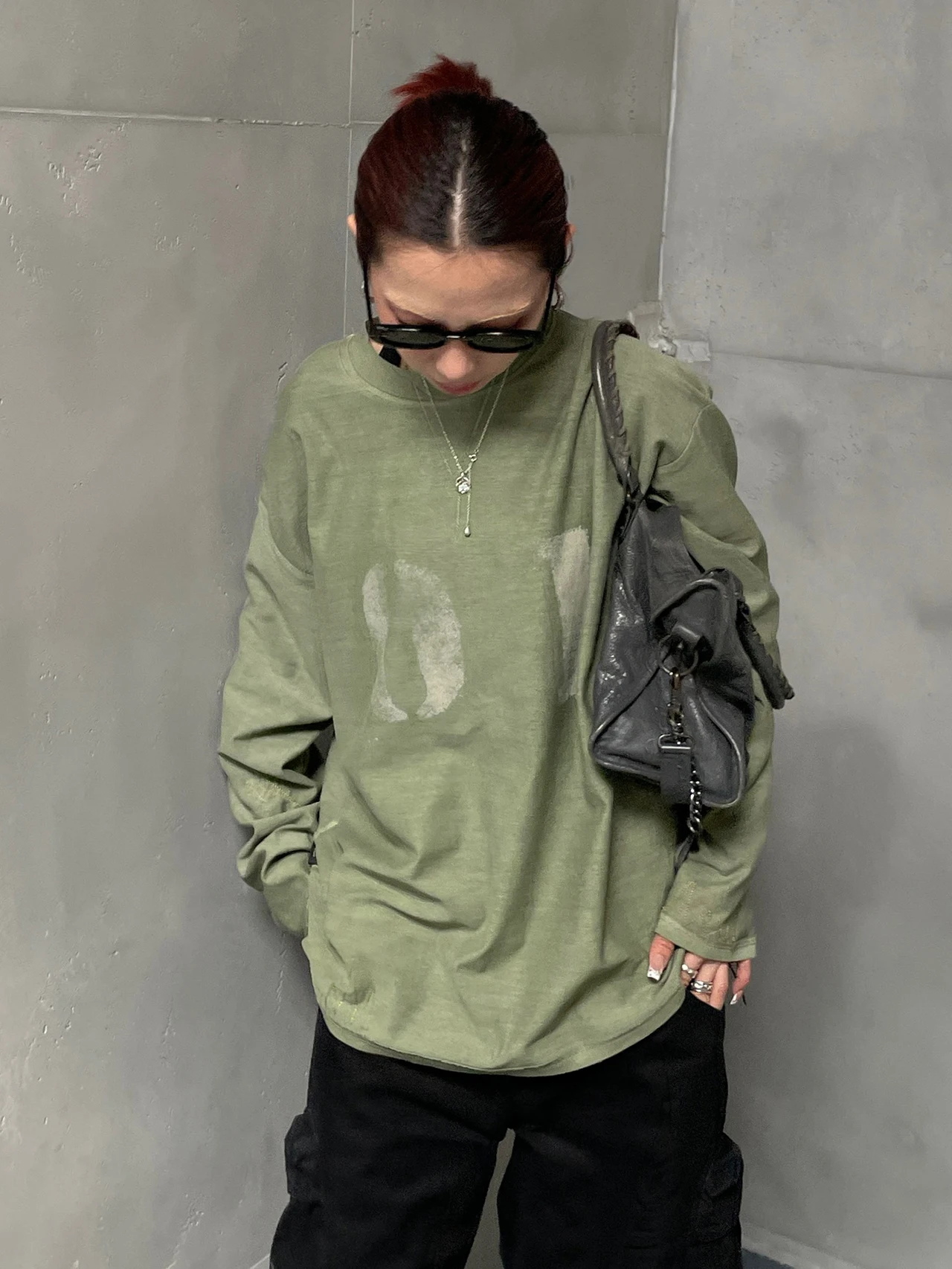 MMBBT Original Printed Washed Double-Sided Long Sleeve T-Shirt Women's New Style Spring Autumn Loose Embroidered Casual Top
MMBBT Original Printed Washed Double-Sided Long Sleeve T-Shirt Women's New Style Spring Autumn Loose Embroidered Casual Top
