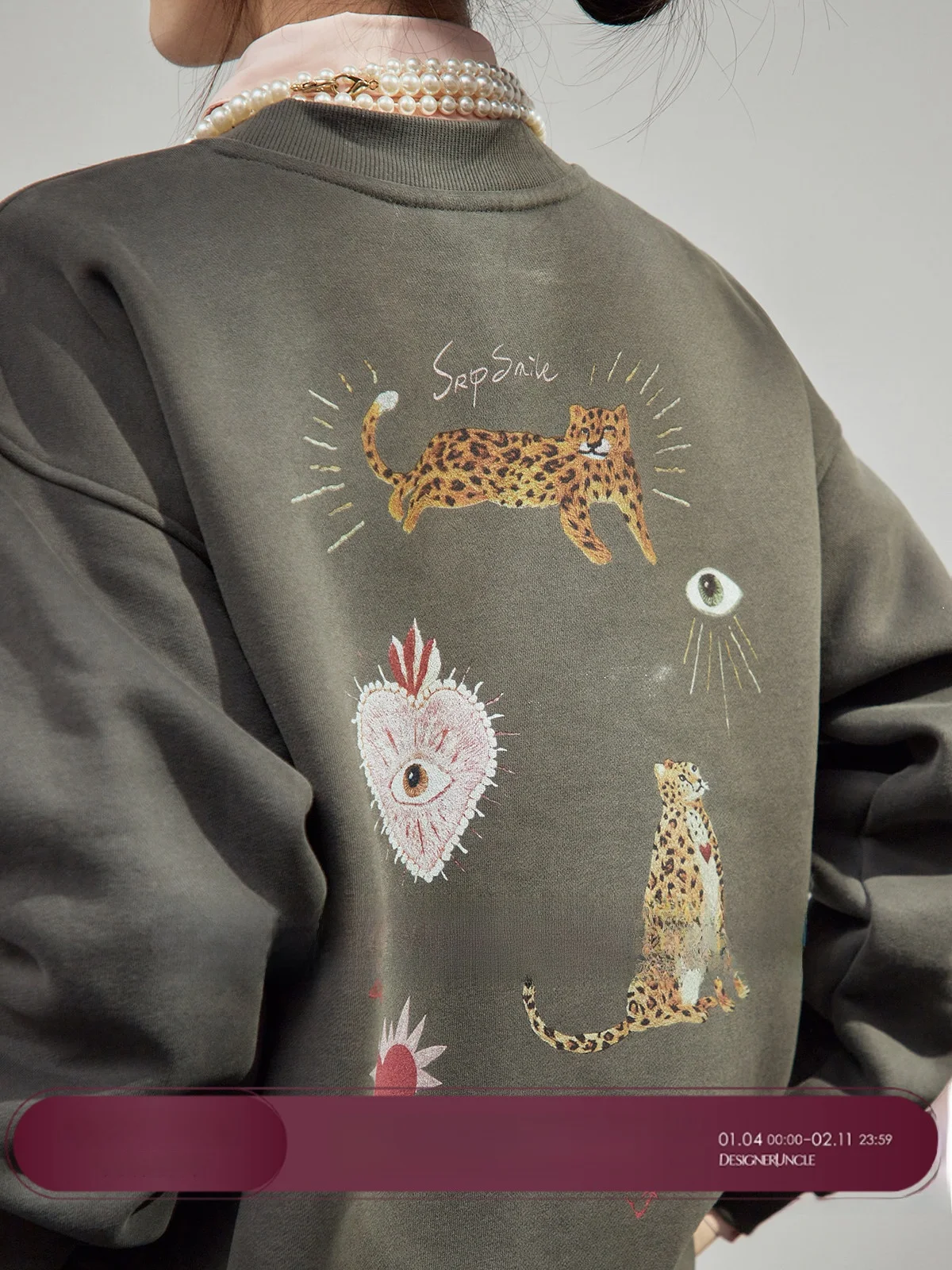 Deep ey Leopard Print Loose Women's Hoodie Casual Comfortable Long Sve Sweatirt Uncle Brand Fall 2025 New Arr...
Deep ey Leopard Print Loose Women's Hoodie Casual Comfortable Long Sve Sweatirt Uncle Brand Fall 2025 New Arr...