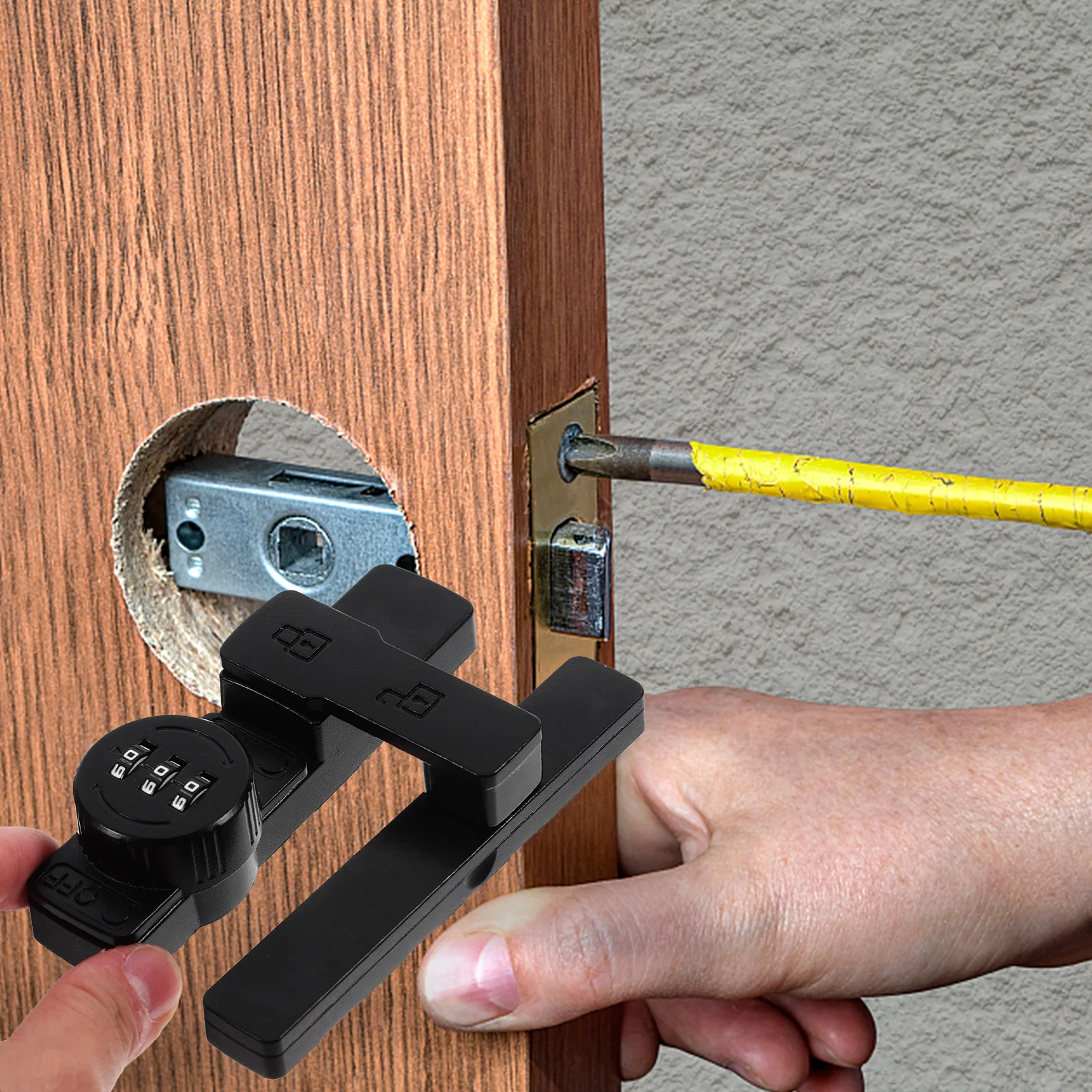 1 set Combination Cabinet Password Lock Durable Mechanical Locks For Drawer Locker File Cabinet Anti-Theft Lock Kit 
1 set Combination Cabinet Password Lock Durable Mechanical Locks For Drawer Locker File Cabinet Anti-Theft Lock Kit