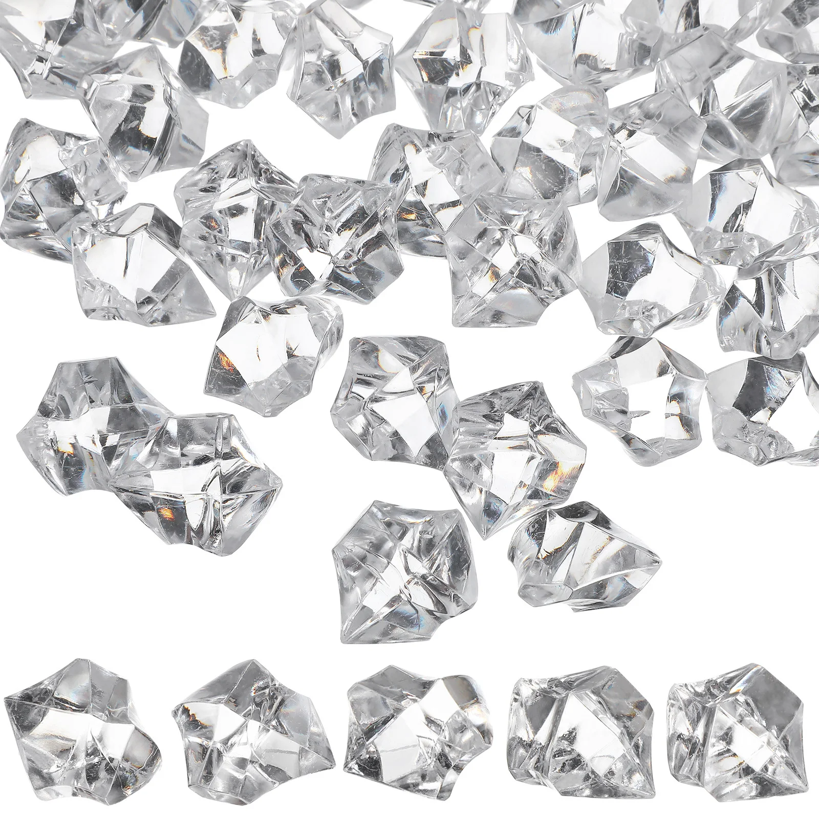 100 Pcs Faux Ice Clear Fake Cubes Decorative Wedding Crushed Artificial Decoration
100 Pcs Faux Ice Clear Fake Cubes Decorative Wedding Crushed Artificial Decoration
