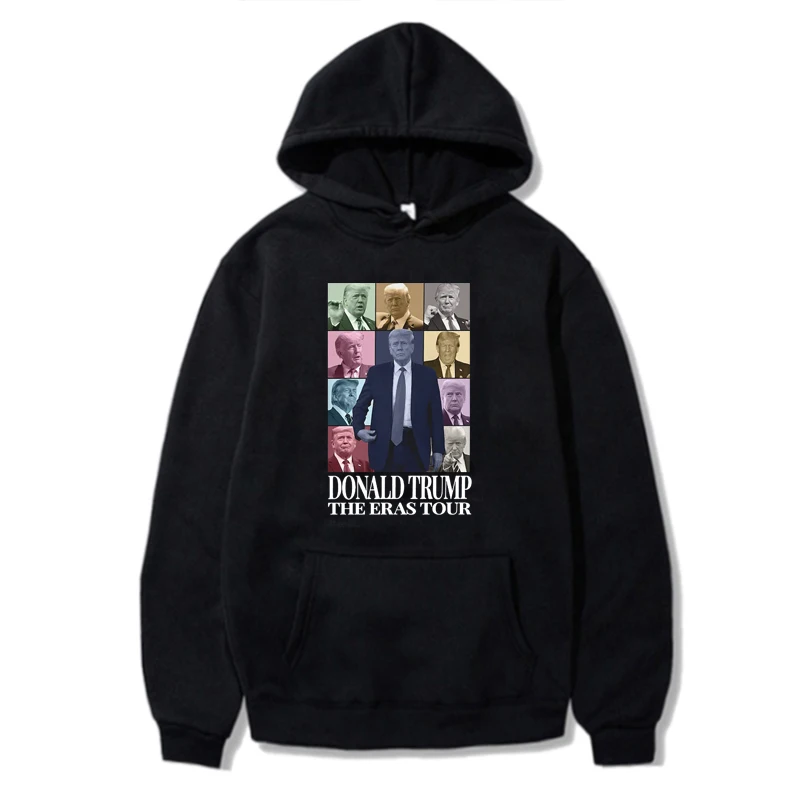 Donald Trump The Eras Tour Sweatshirts Fashion Style Time Tour Retro Harajuku Y2k Style Hoodie Gifts For Trump Supporters
Donald Trump The Eras Tour Sweatshirts Fashion Style Time Tour Retro Harajuku Y2k Style Hoodie Gifts For Trump Supporters