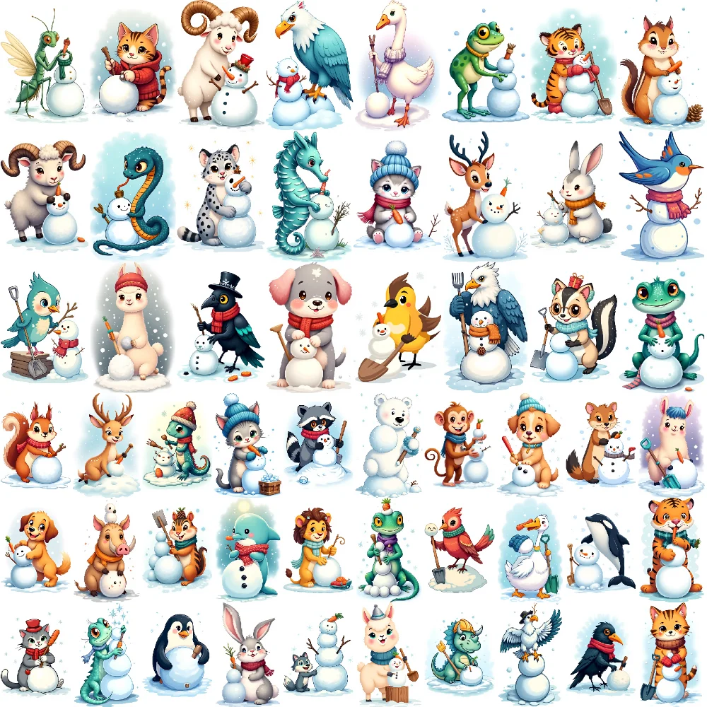 54pcs Temporary Tattoo Animal Illustrations Temporary Tattoo Stickers Snowman Designs Waterproof Long-lasting Body Stickers
54pcs Temporary Tattoo Animal Illustrations Temporary Tattoo Stickers Snowman Designs Waterproof Long-lasting Body Stickers