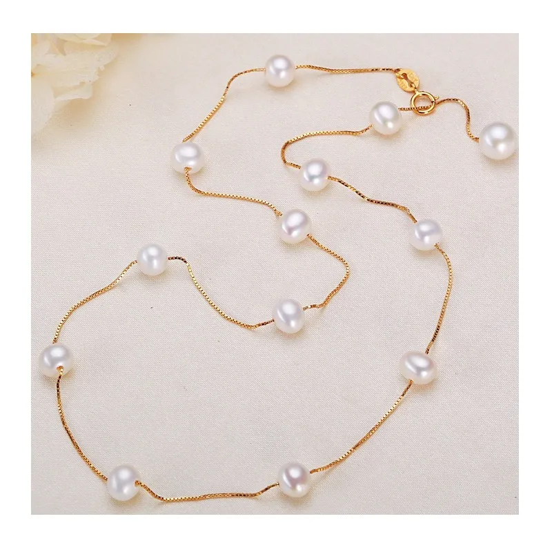 New Spring and Summer Gypsy Star Pearl Necklace Women's Versatile Premium Temperament Freshwater Pearl Clavicle Chain Necklace
New Spring and Summer Gypsy Star Pearl Necklace Women's Versatile Premium Temperament Freshwater Pearl Clavicle Chain Necklace