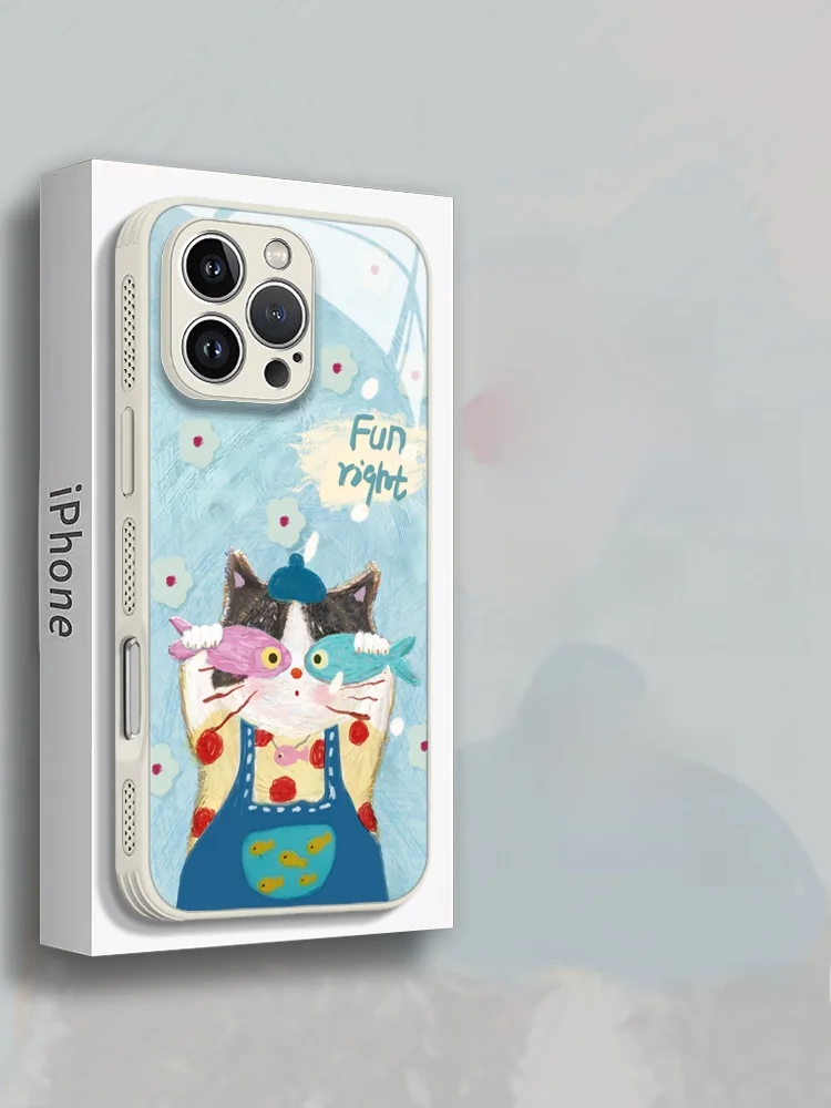 Blue Design Liquid Glass Phone Case for 17Promax Jodie Schneider Brand Creative Cartoon Style Protective Cover
Blue Design Liquid Glass Phone Case for 17Promax Jodie Schneider Brand Creative Cartoon Style Protective Cover