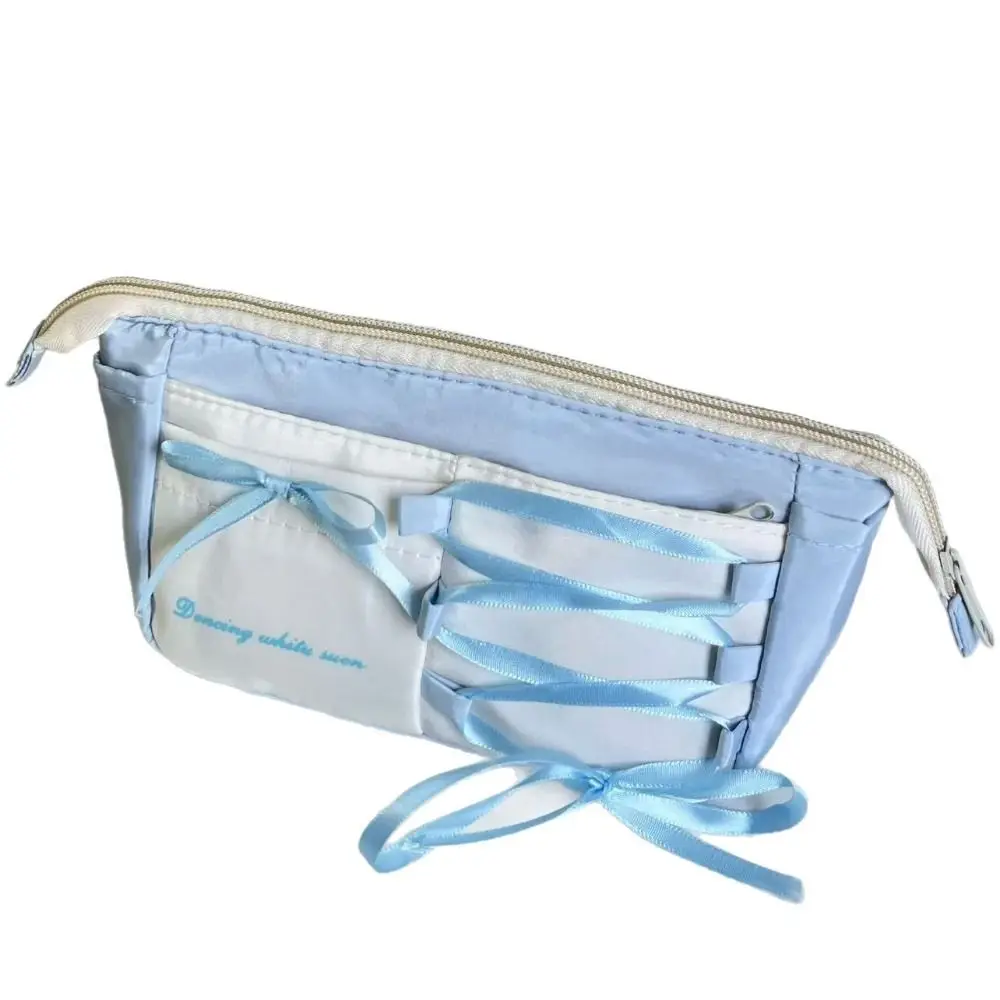 High Quality Blue Ballet Style Pen Bag Bow Ribbon Large Capacity Pencil Case Stationery Organizer Student
High Quality Blue Ballet Style Pen Bag Bow Ribbon Large Capacity Pencil Case Stationery Organizer Student