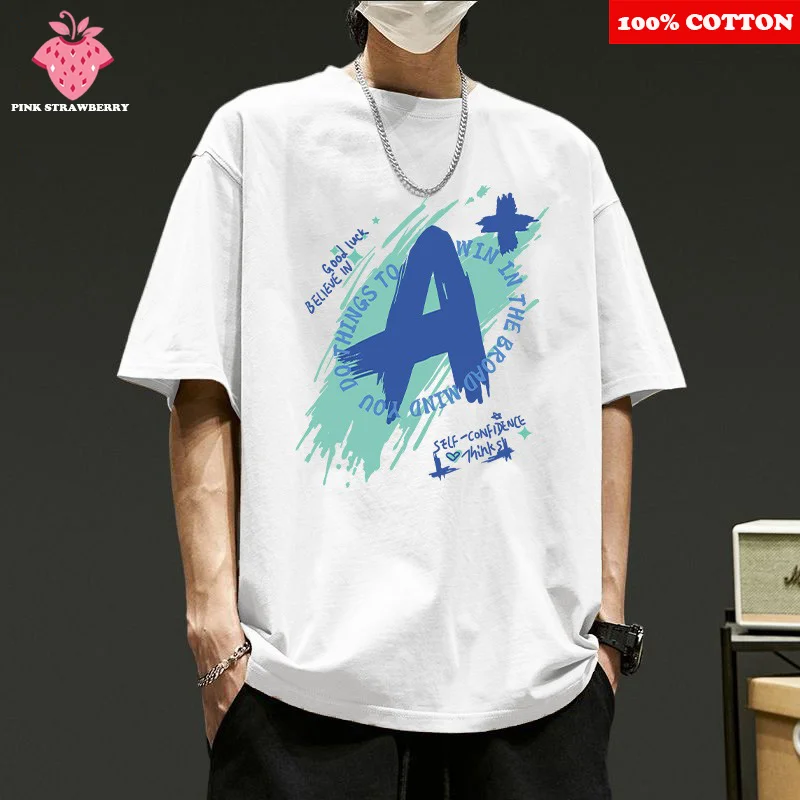 American Retro Print Short sleeve T-shirt Men's Summer 2025 New 100% Cotton Loose Casual T-shirt Y2k Tops Youth mens clothing
American Retro Print Short sleeve T-shirt Men's Summer 2025 New 100% Cotton Loose Casual T-shirt Y2k Tops Youth mens clothing