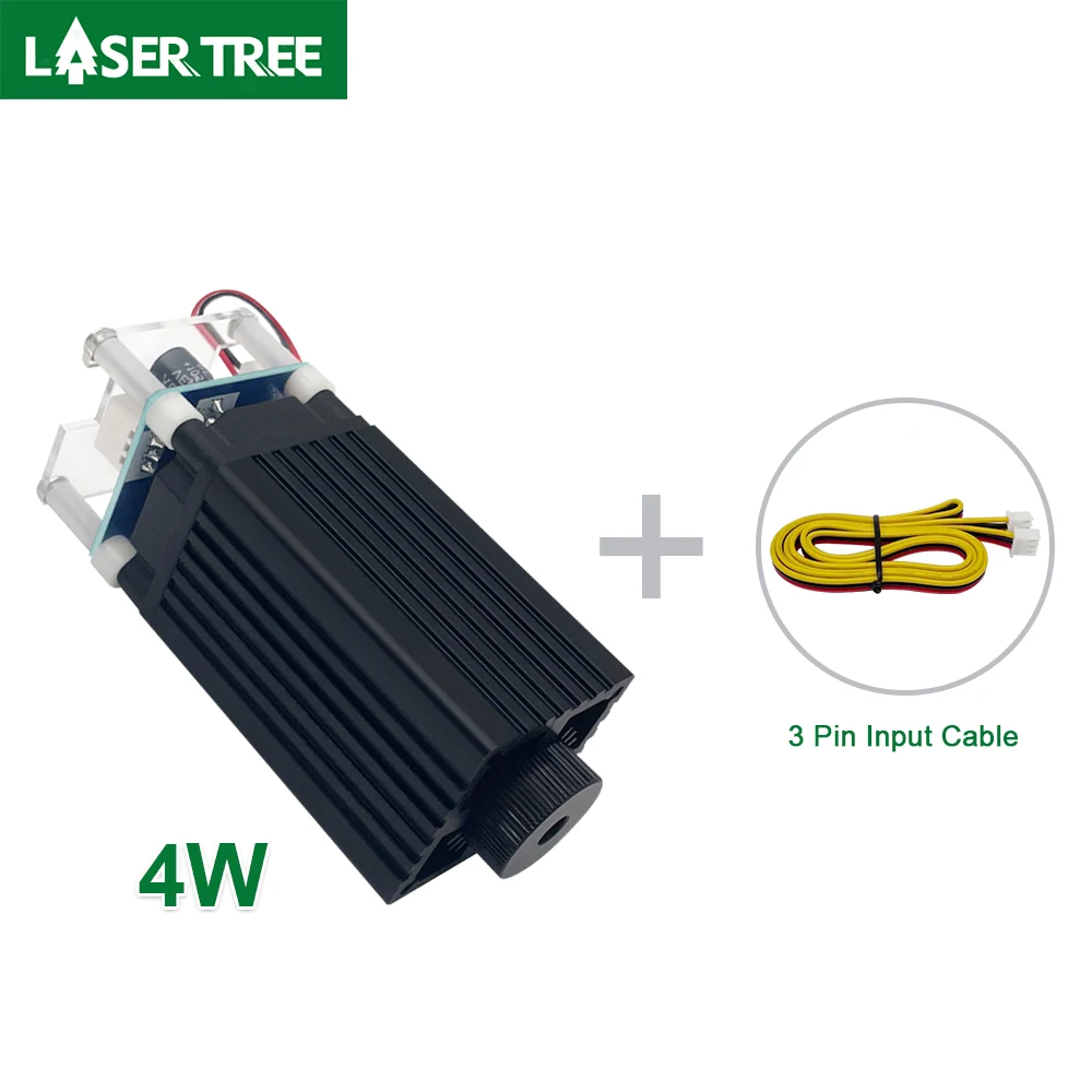 LASER TREE 4W 5W 10W Laser Module TTL PWM Blue Light Laser Head for Laser Engraver cutter Wood DIY Tools
LASER TREE 4W 5W 10W Laser Module TTL PWM Blue Light Laser Head for Laser Engraver cutter Wood DIY Tools