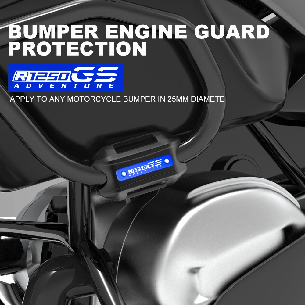 25MM Motorcycle Engine Crash Bar Protection Bluemper Decorative Guared Block For BMW R1250GSAdventure R1250GS ADV Accessories
25MM Motorcycle Engine Crash Bar Protection Bluemper Decorative Guared Block For BMW R1250GSAdventure R1250GS ADV Accessories